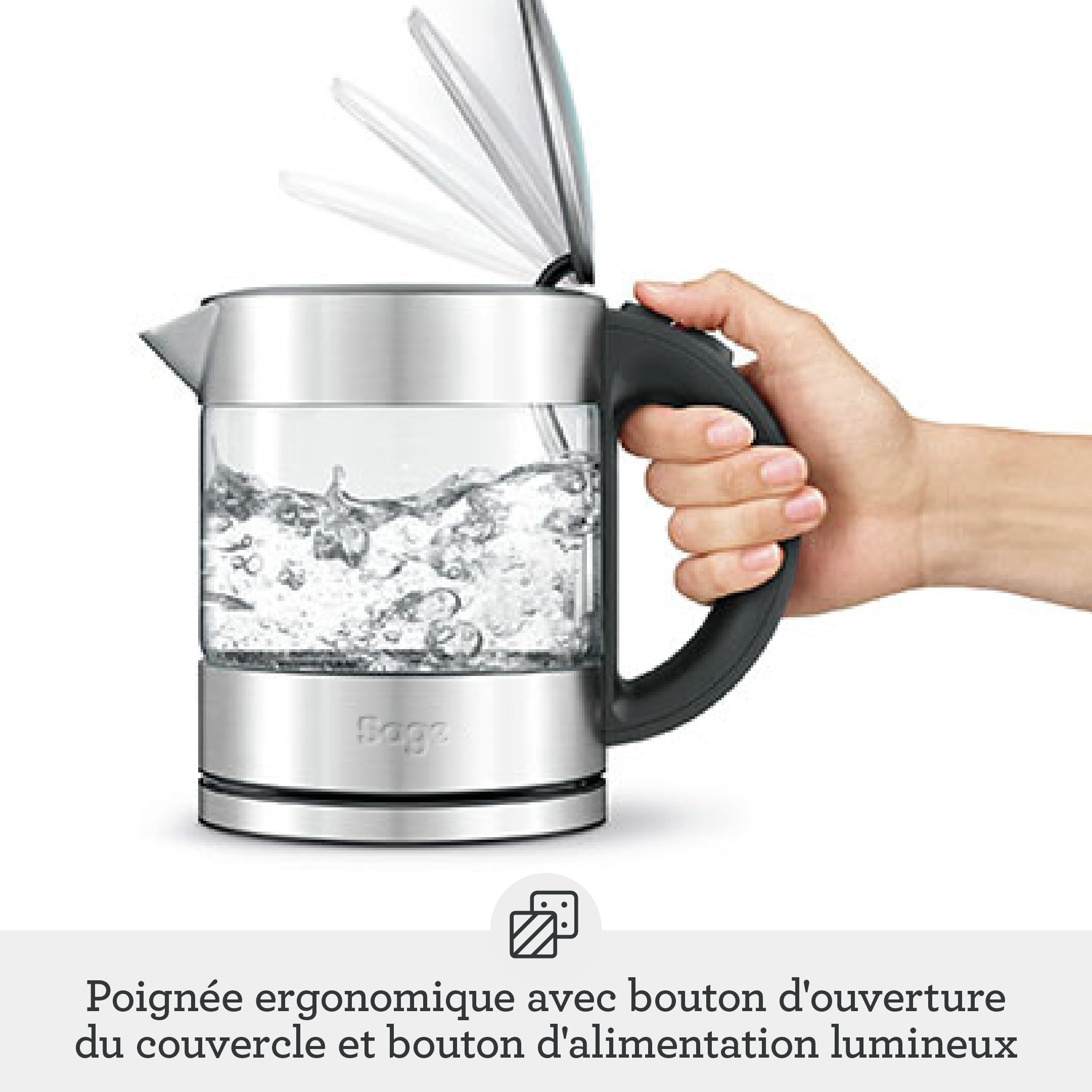 Sage - The Compact Kettle Pure - Bouilloire Compacte - Transparent