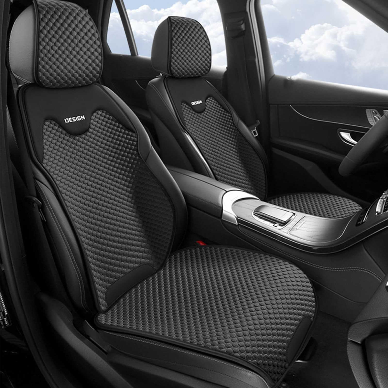 全天候用カスタムフィットシートカバー スバル Subaru WRX 5座席完全保護防水カーシートカバーウルトラコンフォート コーヒー フルセット | 2024年新版 通気性 シートカバースバル インプレッサ