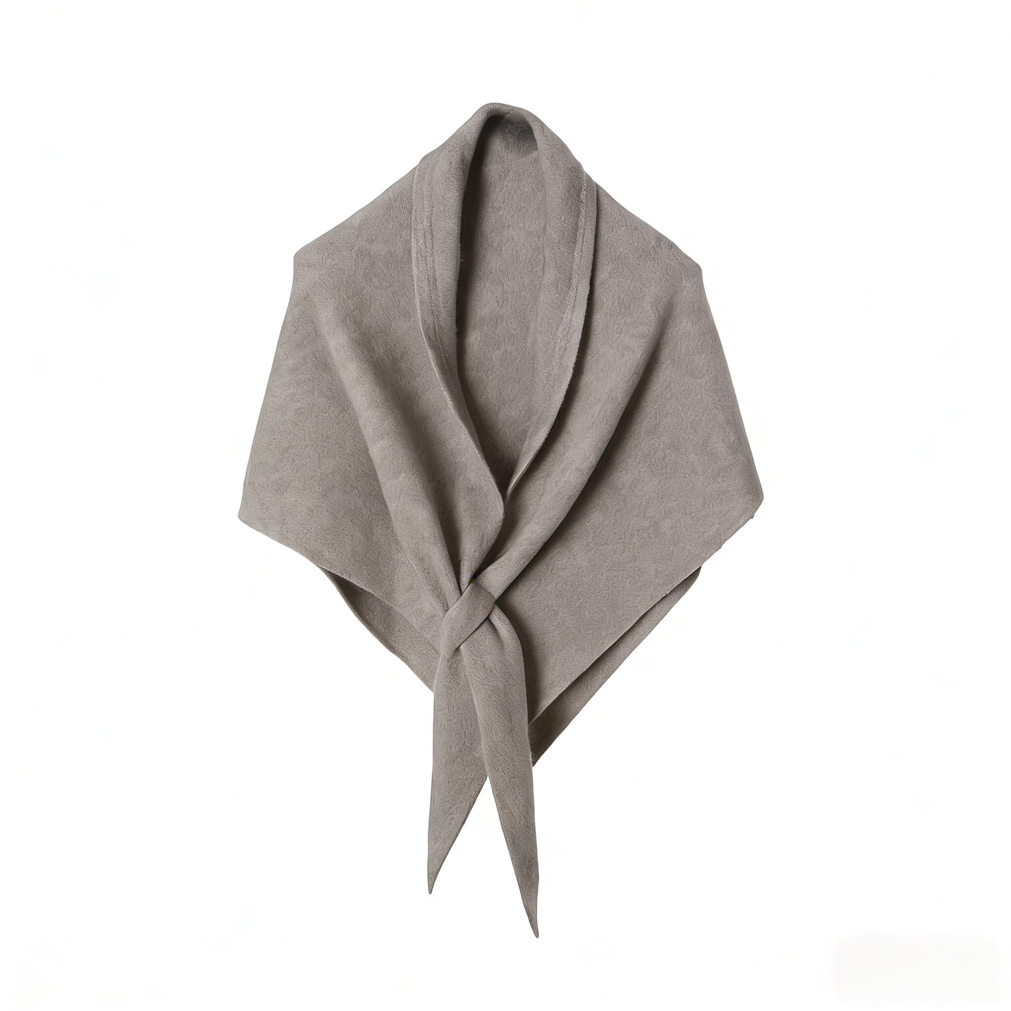 LSYZHX Pashmina Shawls and Wraps for Women, Ladies Wool Knitted Ponchos Capes Soft Scarfs Comfortable Shoulder Sweater, Light Gray
