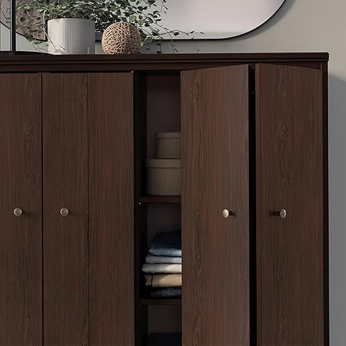 Miniatura 7 de Heroad Papel tapiz de grano de madera rojo de la marca, papel tapiz de contacto de madera grueso texturizado para armarios de mesa, encimeras,