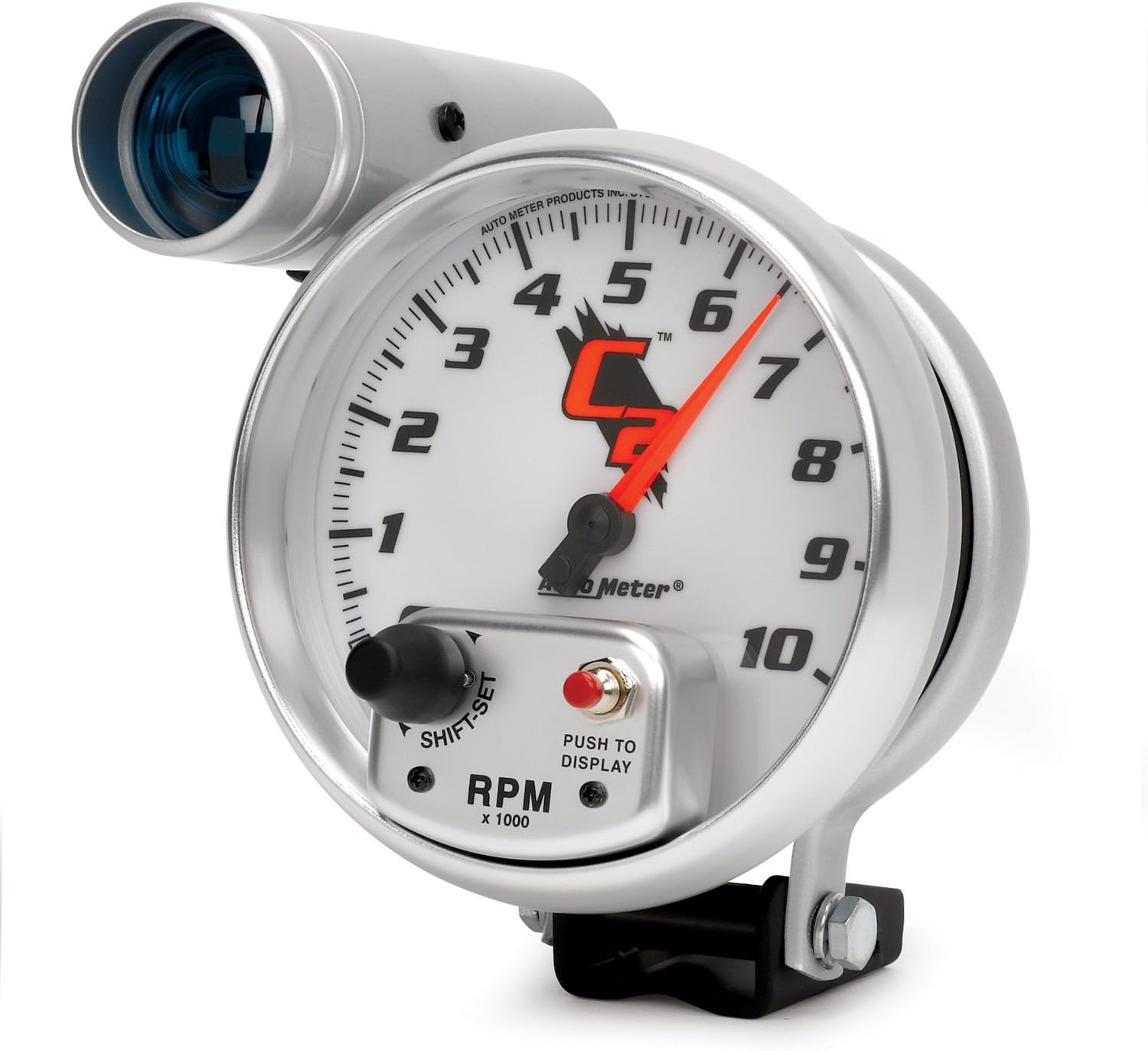 Auto Meter 7299 C2 Pedestal Mount Shift-Lite Tachometer Gauge