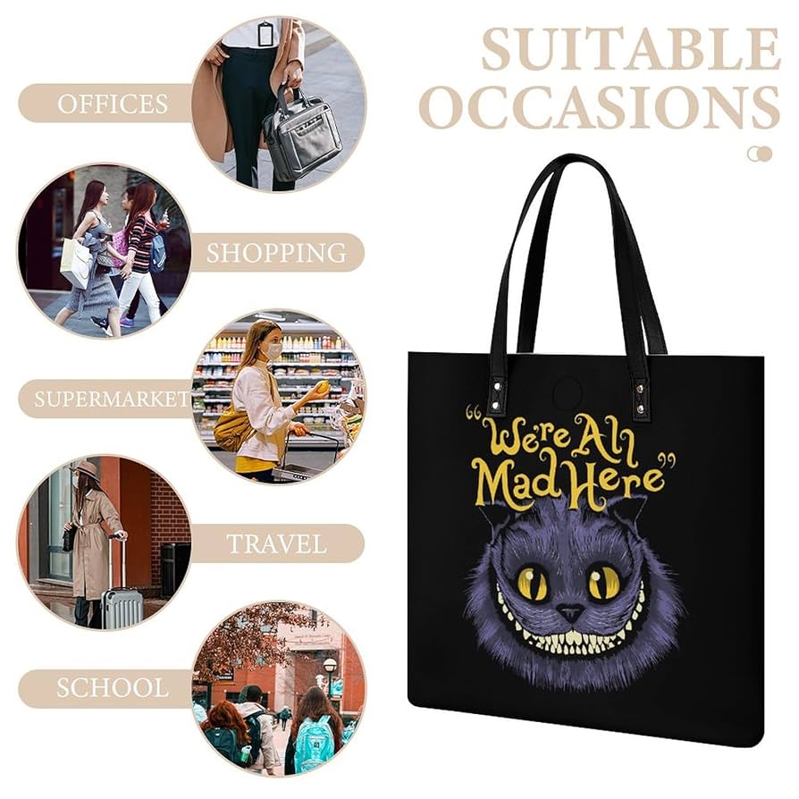 t*a様 不思議の国のアリス ジャガード×レザーバッグ 不思議の国のアリス ALICE IN WONDERLAND ショルダーバッグ