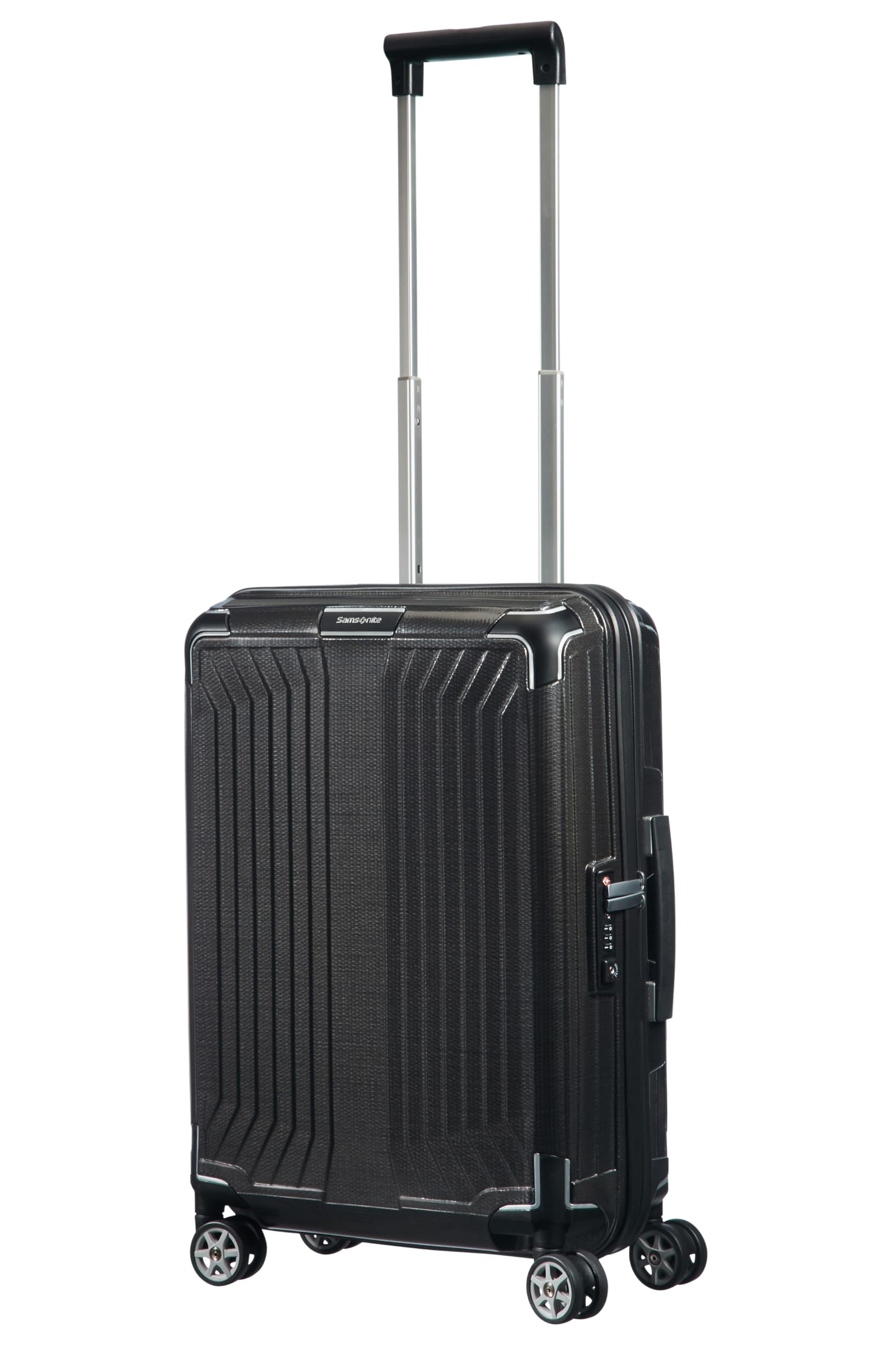 Samsonite Lite-Box - Maleta de Mano Premium 55 x 40 x 20 cm, Trolley de Cabina de Carcasa rígida, Compatible con Ryanair y EasyJet, Ligera, 2,20 kg - 38 l - Negro
