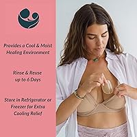 Vista 3 de Ameda ComfortGel HydroGel - Almohadillas de lactancia calmantes Almohadillas para el pecho Almohadillas de hidrogel para lactancia
