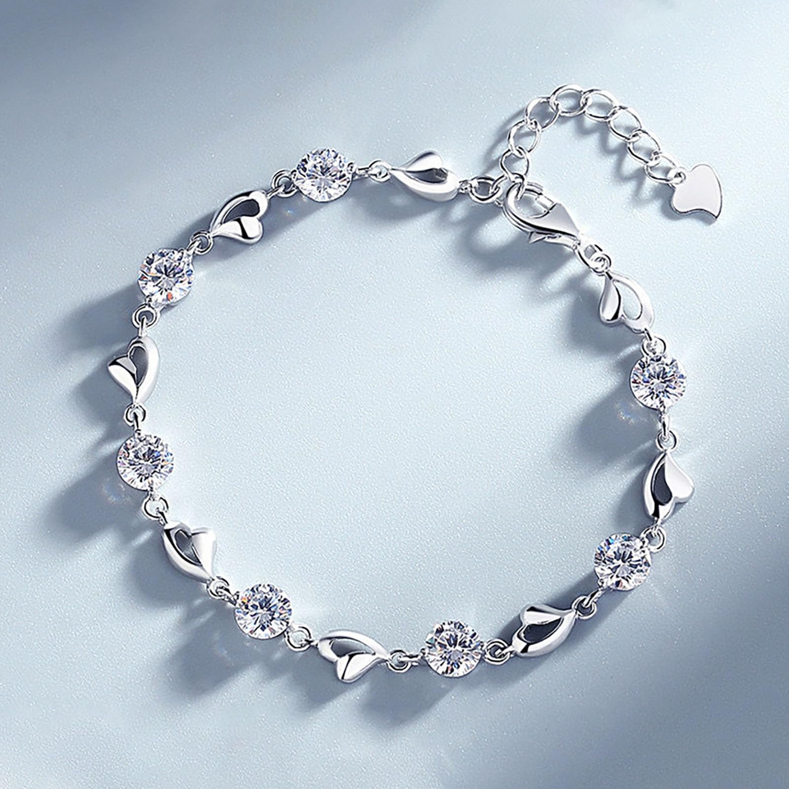 WZGWDC Armbänder, natürliches Hämatit-Heilstein-Perlen-Stretch-Armband, Unisex, klobige Perlen-Halskette