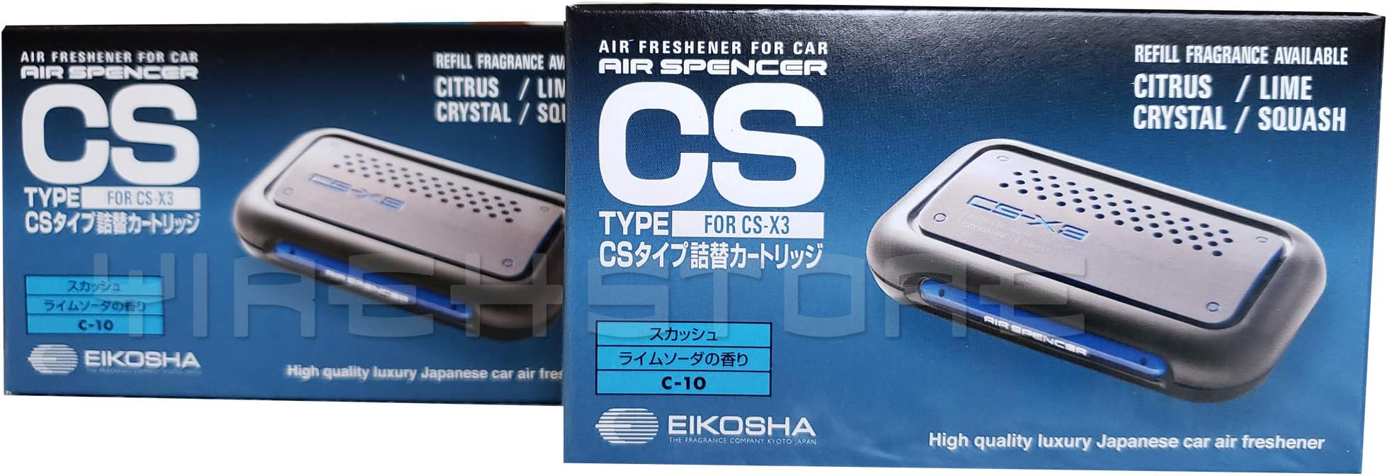 2 Pack CSX3 Squash Air Spencer Refill JDM Car Air Freshener CS-X3 Squash