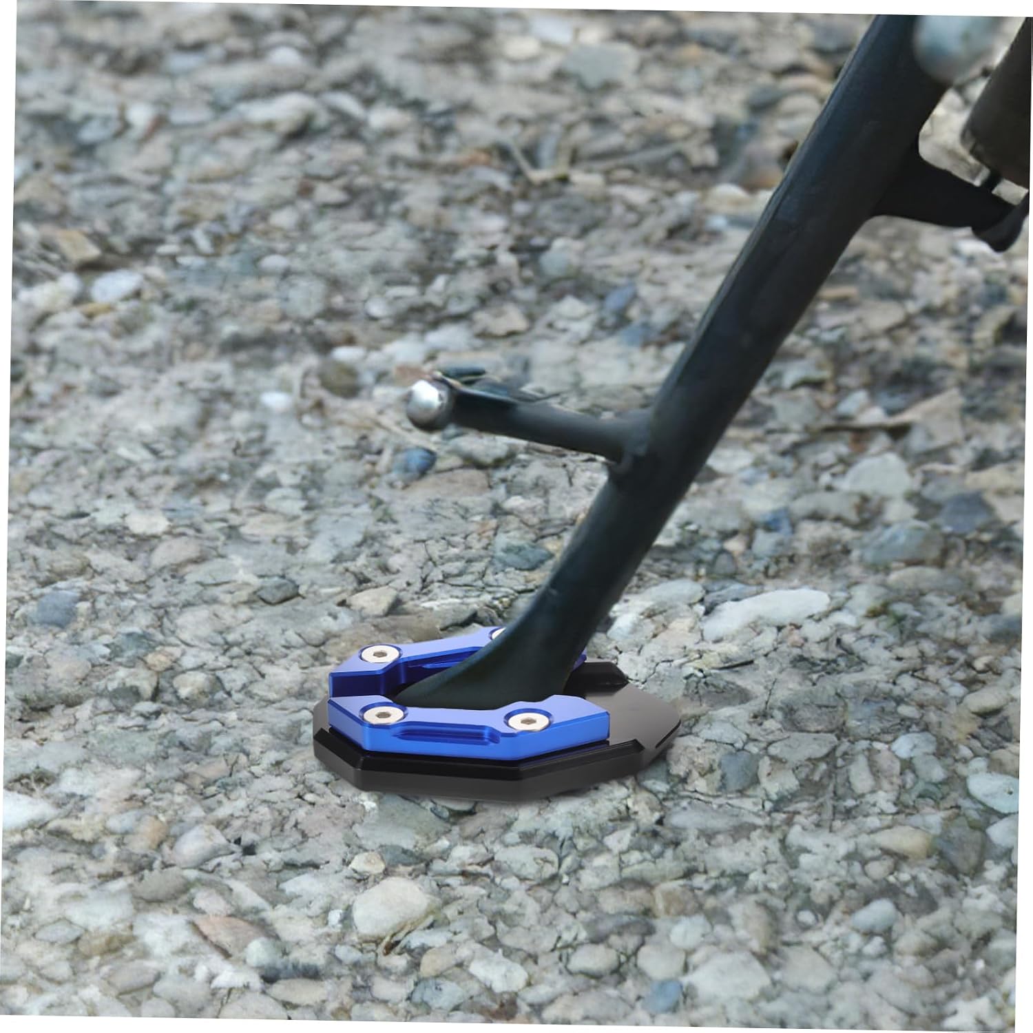 2pcs Motorcycle Side Stand Pads Kickstand Support Plate for Xmax Motorcycle Pad Easy Install