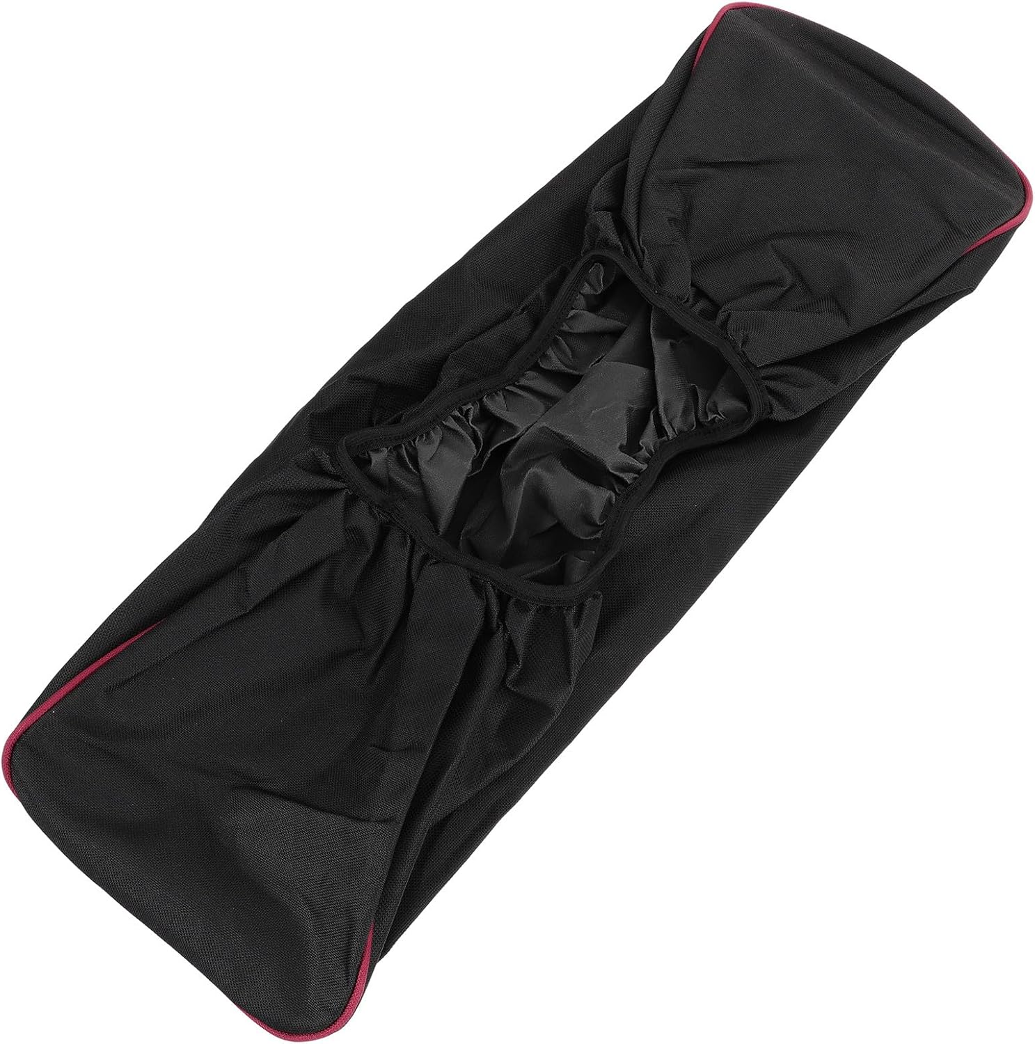 600D Oxford Cloth Waterproof Winch Cover with Red Trim, Windlass Protector Waterproof Protective Cover for Outdoor Towing Accessories