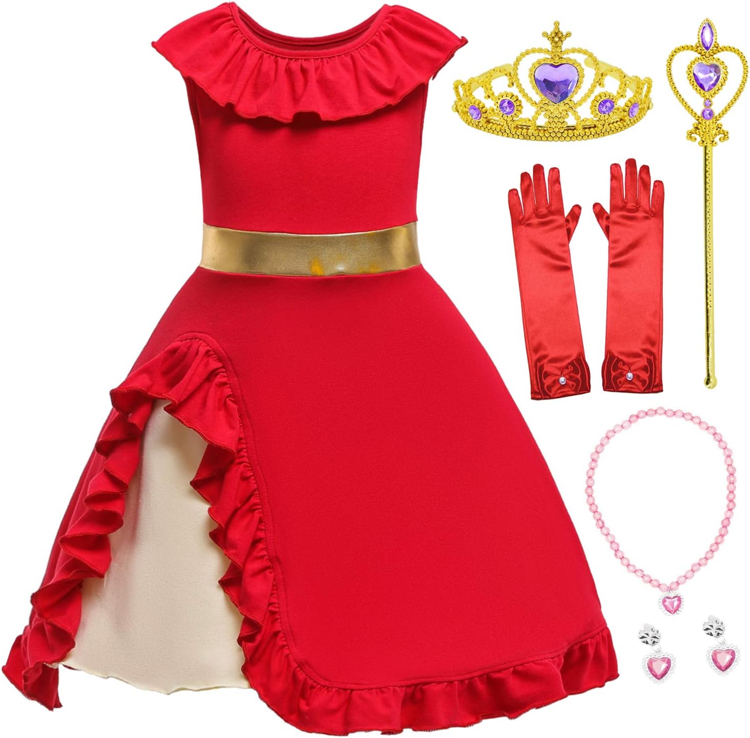 Party ChiliPrincess Spanish Costume Birthday Halloween Party Dress for Toddler Girls