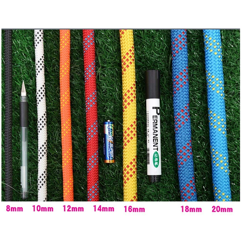 Corda Da Arrampicata 10mm - 10 Metri, Con Moschettoni, Per Roccia E Outdoor - Foto 9