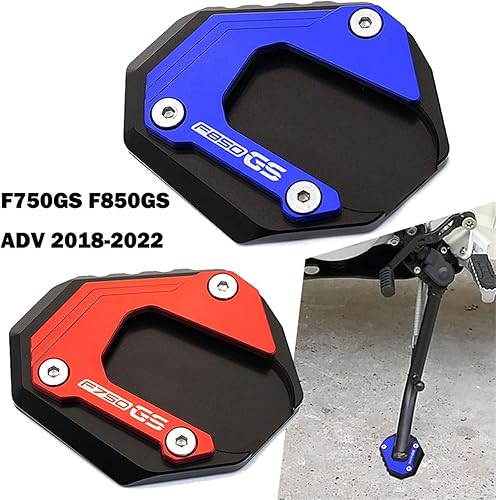 Miniatura 2 de Motorcycle Kickstand Enlarge Side Stand Extension Plate for BMW F850GS F750GS F850 GS F 750 850 GSA 2018 2020 2021 2022 (Color  A Silver F750GS)
