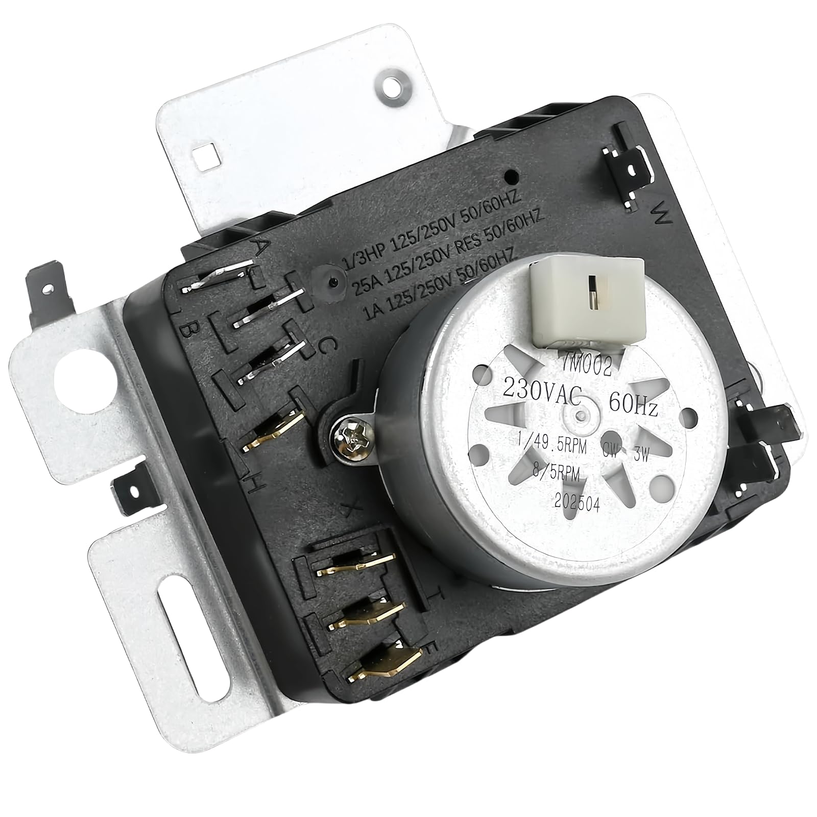 Temporizador para secadora de ropa W10436303 para Whirlpool, Kenmore, Maytag, Amana, etc. Temporizador para secadora eléctrica. Piezas de repuesto WPW10436303 AP6021393 PS11754717 para secadora WED4616FW0, WED4850HW0, NED4700YQ0, NED4700YQ1, etc.