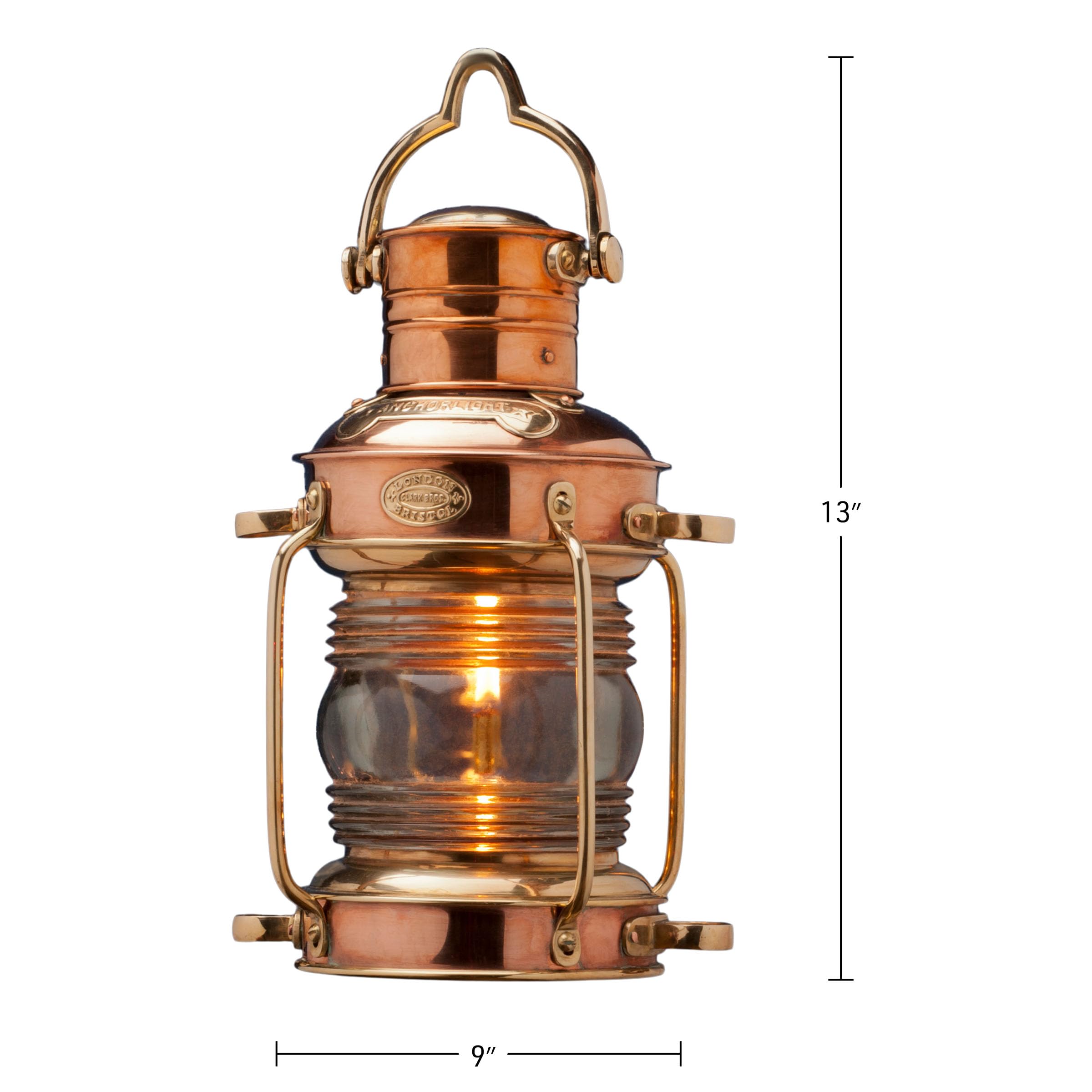 Amazon.com: Kings County Tools Oil Lantern - 100% Working Copper