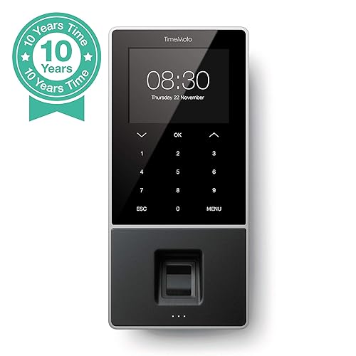 Miniatura 12 de TM-828 SC Reloj de tiempo para empleados con sensor de huellas dactilares, empareja con tarjetas de acceso sin contacto, insignia RFID, PIN, 2000