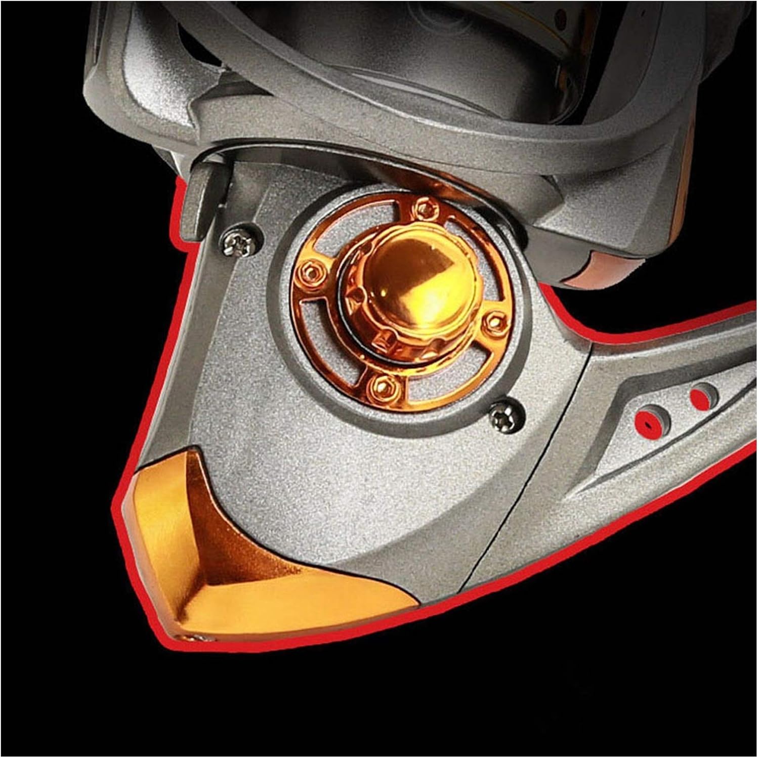 Fishing Reels Fishing Reel DC1000-7000 No Gap Metal Spool Max Drag 10KG Pike Spinning Reel High Speed 5.2:1 Reel Fishing Gear for Inshore Boat Rock Freshwater Saltwater