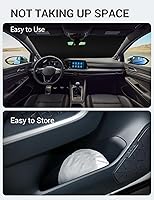 Vista 69 de Proadsy Parasol para parabrisas actualizado 2026, ajuste personalizado, Lexus NX 2022-2025 2026, 4 capas, plegable, protector de parasol frontal que