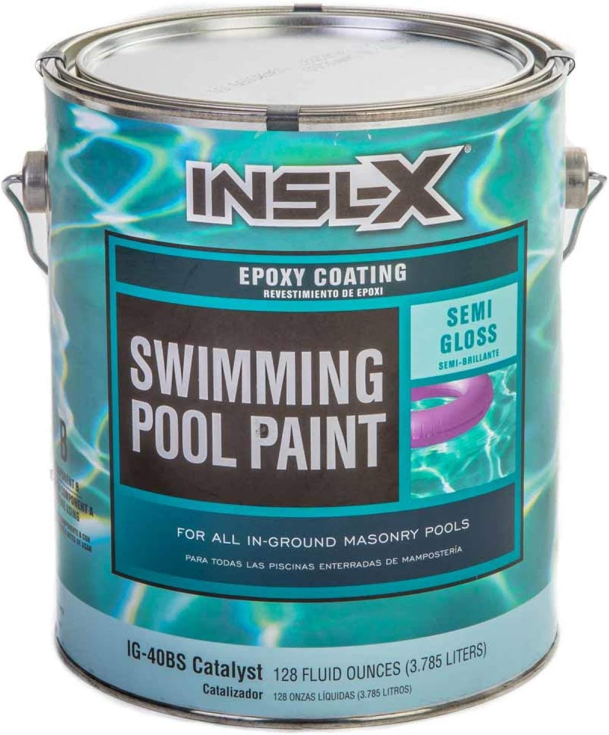 Benjamin Moore & CO-INSL-X IG4042S99-2K Gallon Blue Epox Pool Paint