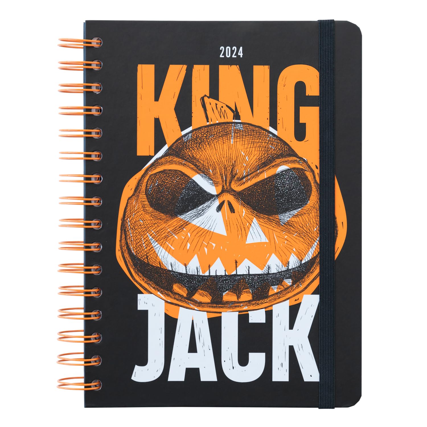 Grupo Erik The Nightmare Before Christmas A5 2024 Week To View Diary - January 2024 / December 2024-2024 Weekly Planner - A5 Planner With Stickers & Bookmarks - 2024 Diary - Disney Gifts