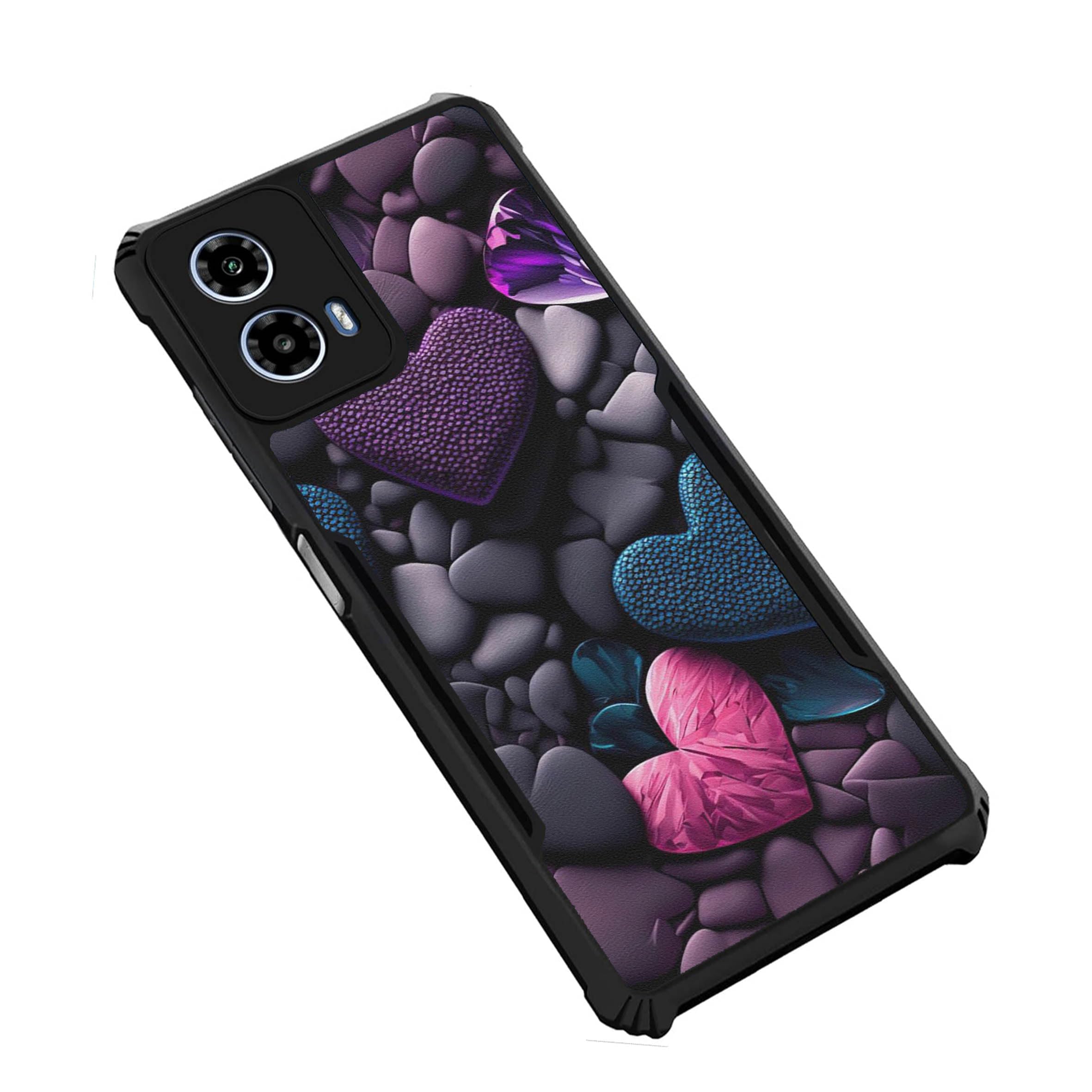COBERTA Rubber Back Cover For Motorola Moto G34 5G Back Cover Case-Dark Color Hearts Confetti Love Pt99 D16005,Multicolor (B0D2J1PXT9) Amazon Price History, Amazon Price Tracker