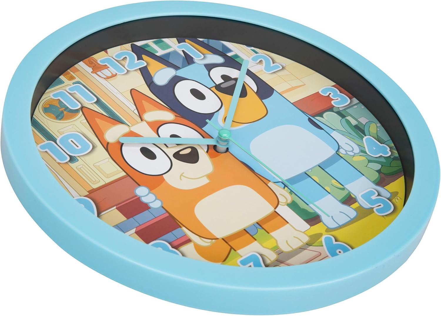 Accutime Bluey and Bingo 10" Wall Clock