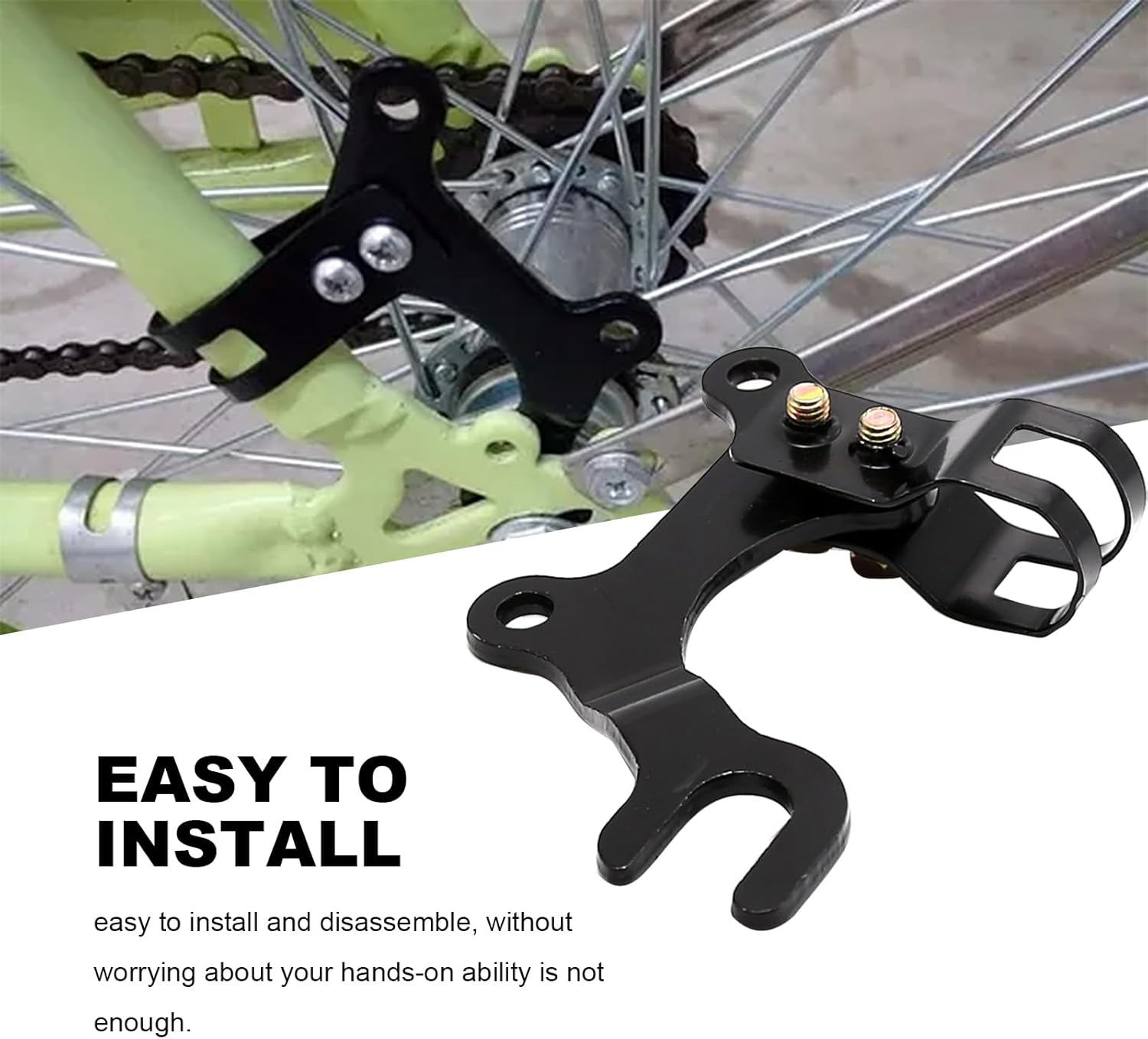 2 Pcs Brake Bracket Adapter 22mm Bicycle Disc Brake Adapter Disc Brake Bracket Converter Mount for Mountain Bikes and Road Bikes Modification Brake Bracket Frame Adapter Mounting Holder - Image 4