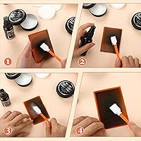 Vista 7 de Nuanchu Kit de reparación de cartas comerciales de 607 piezas incluye spray limpiador, pasta de pulido, hisopo de algodón, disco de algodón y paño