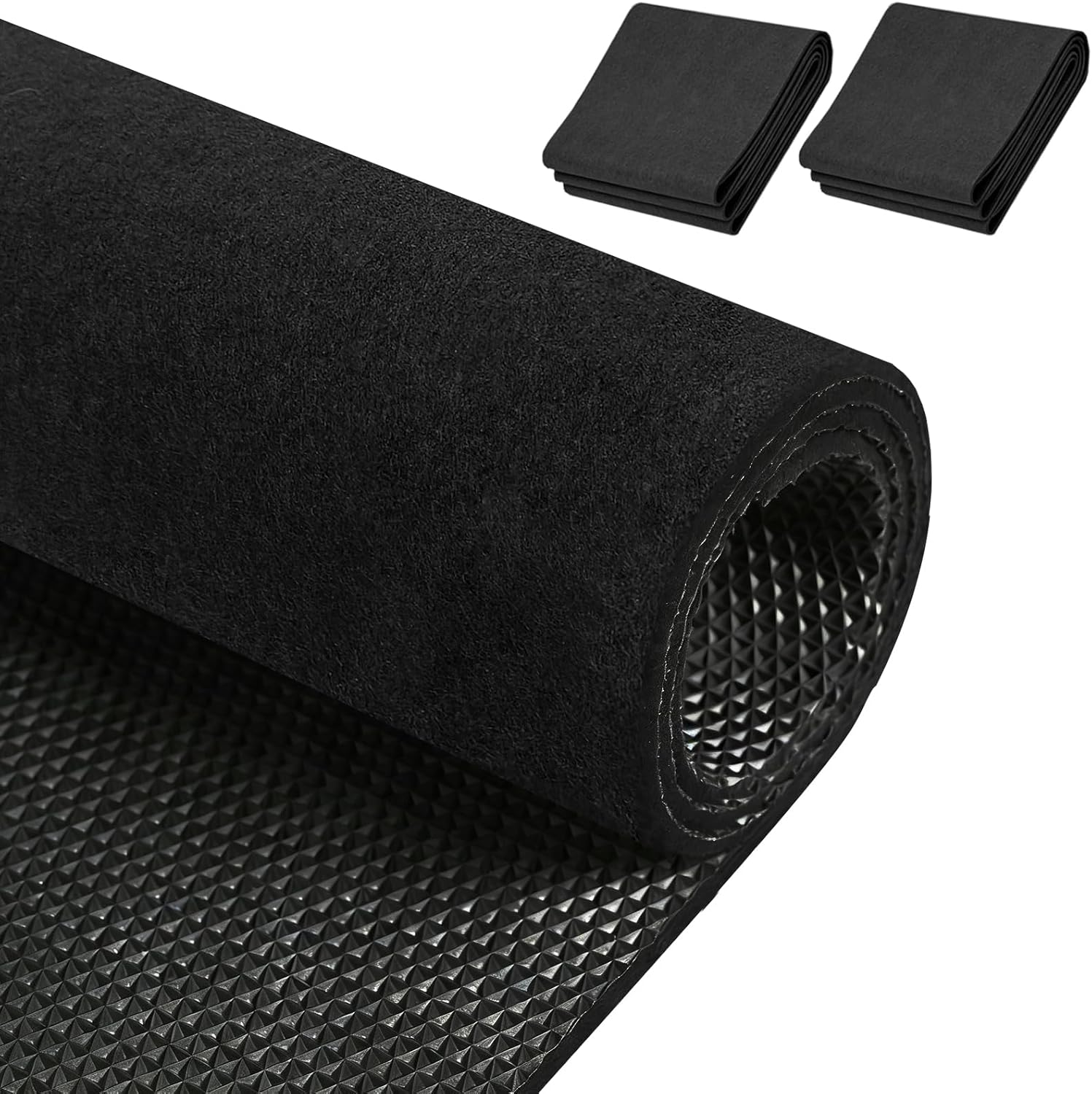 2 Pack 29”x36” Premium Oil Spill Mat, Garage Floor Mat for Under Car, Waterproof Absorbent Maintenance Pads with Rubber Backing Protect Floor from Spills, Oil Drips and Stain