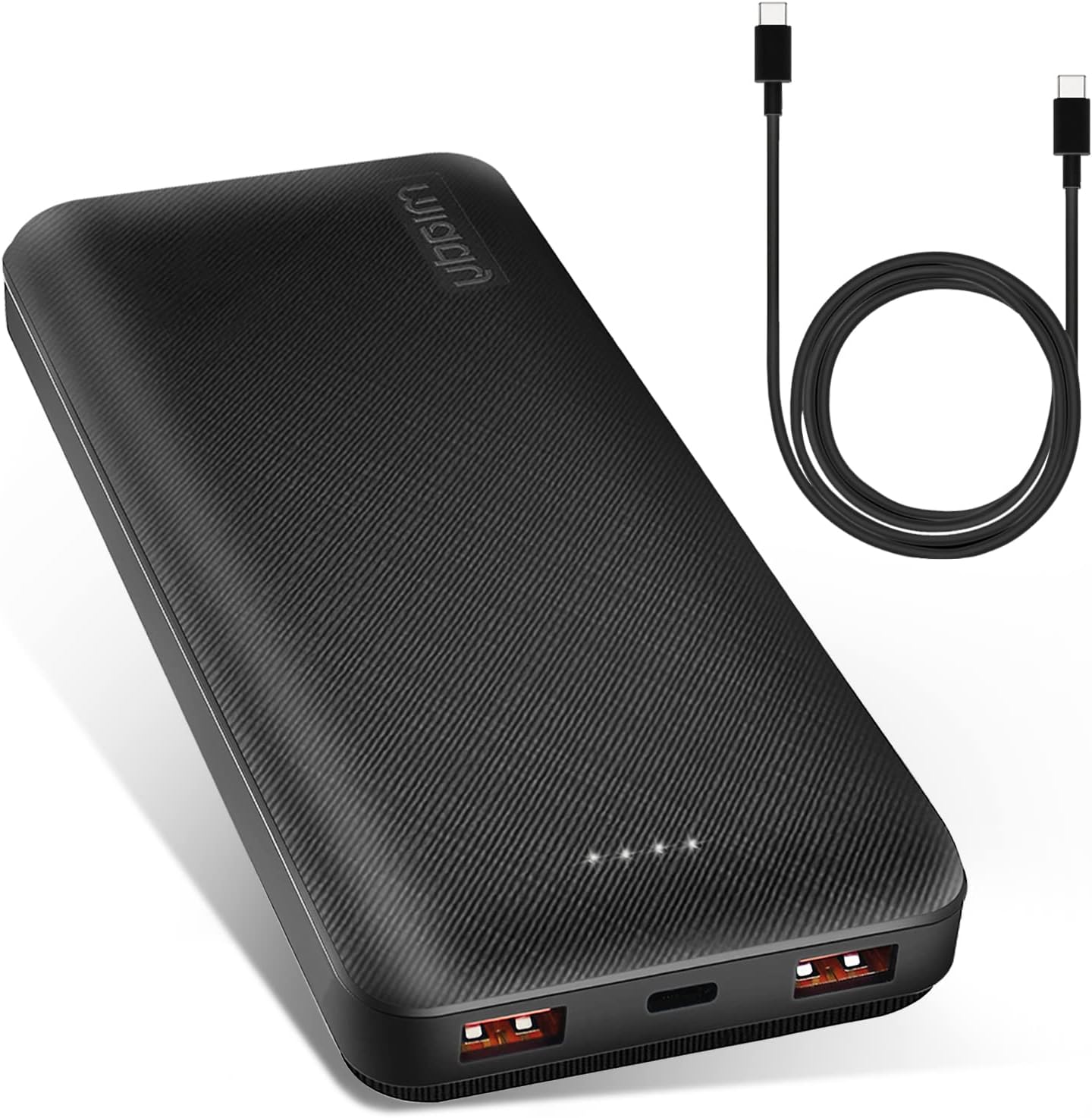 Power Bank Miady 10000 MAh Confezione Da 2 - Doppia USB, Porta