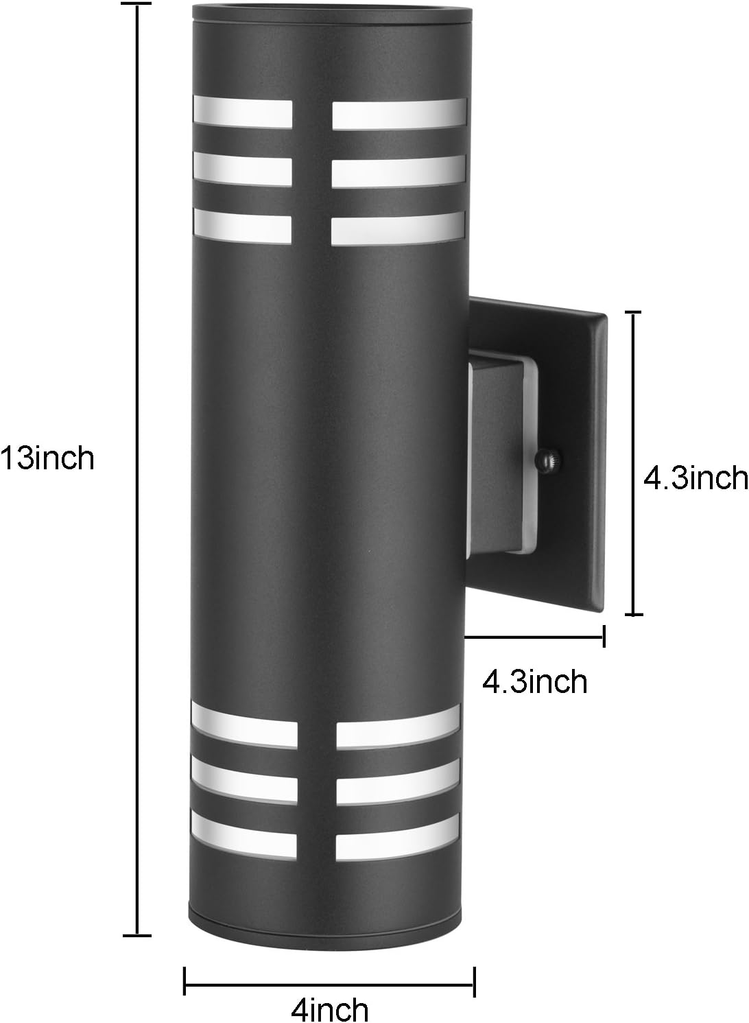 Bеѕt Dеаl TENGXIN Outdoor Wall Sconce,Up/Down Porch Light,Stainless Steel 304 and Toughened Glass,Black Finished,E27,UL Listed,13 Inch Height. … Bеѕt Cуbеr Dеаlѕ 🔥 TENGXIN Outdoor Wall Sconce,Up/Down Porch Light,Stainless Steel 304 and Toughened Glass,Black Finished,E27,UL Listed,13 Inch Height. …