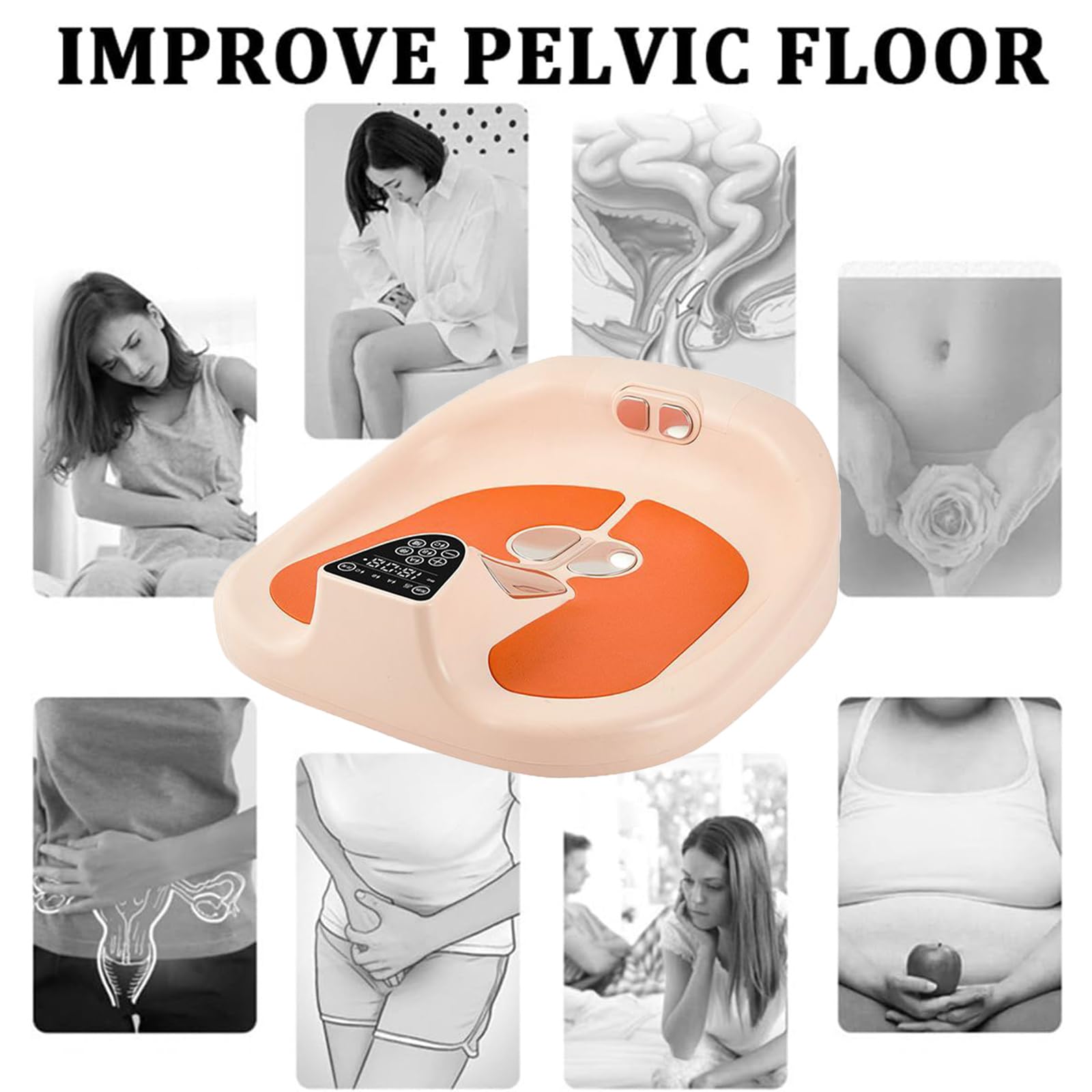 Kegel - Allenatore muscolare del pavimento pelvico, tonico per rafforzare e rinforzare, 5 modalità, per donne e uomini