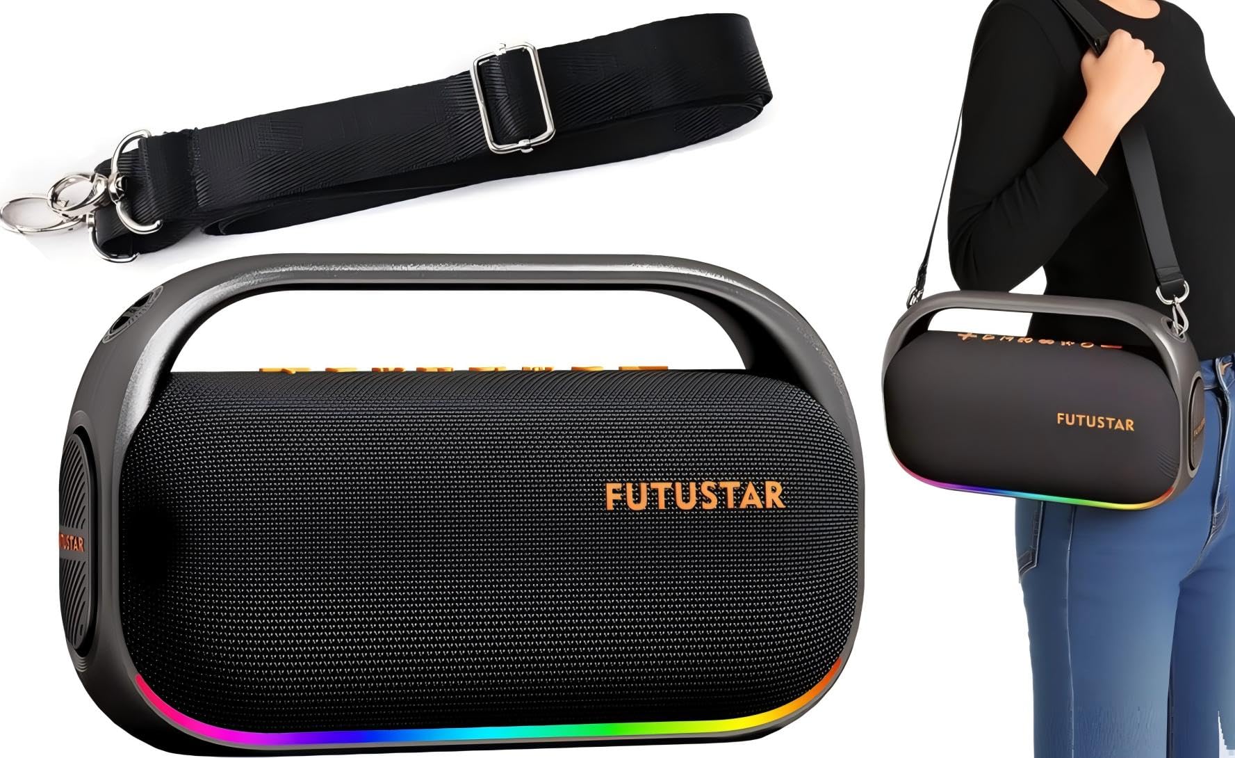 Amazon.co.jp: 80W bluetooth スピーカー S10 ワイヤレススピーカー