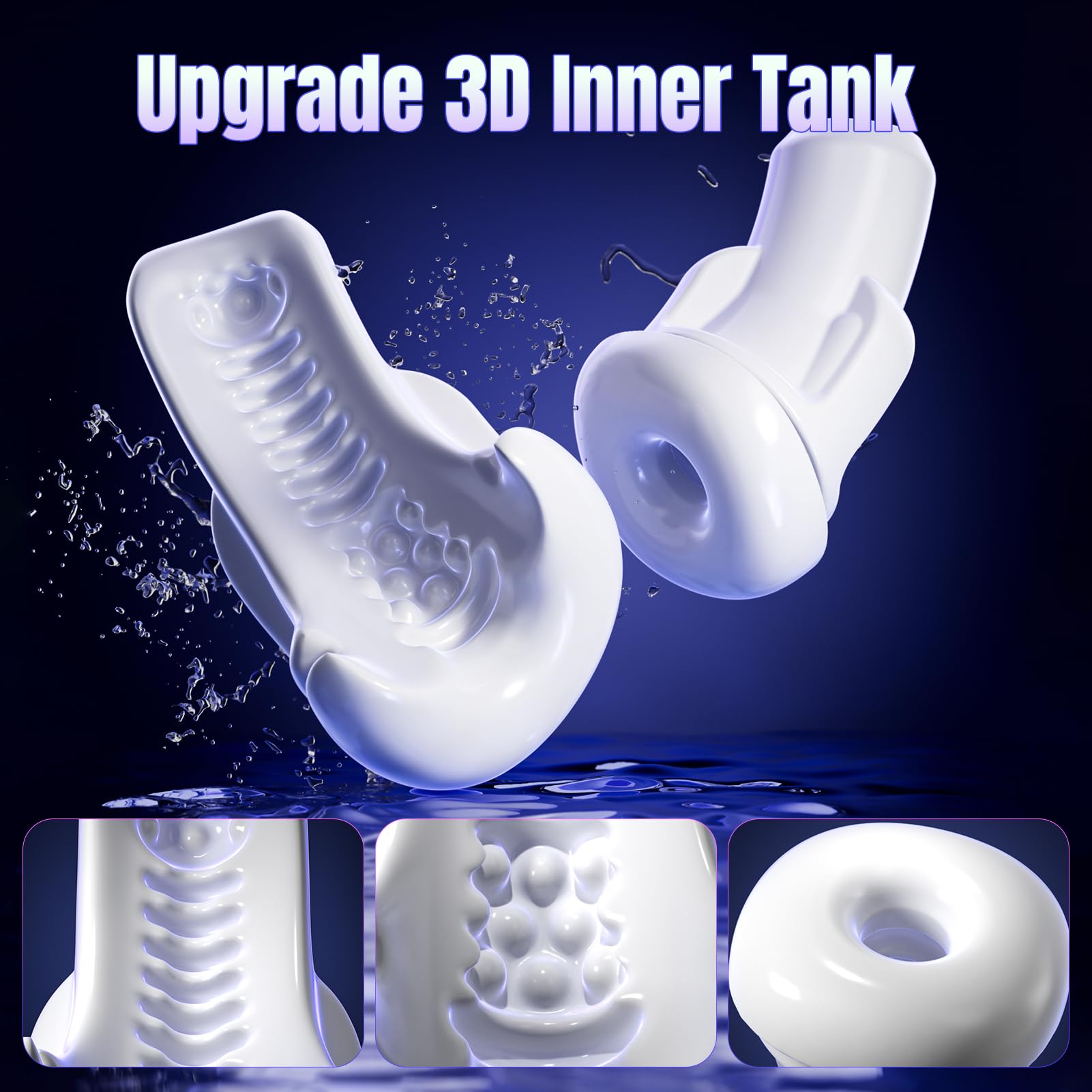 cafatop male masturbator CENTEREL Male Masturbator Cup Soft Silicone Massager for Men Toys main image 1