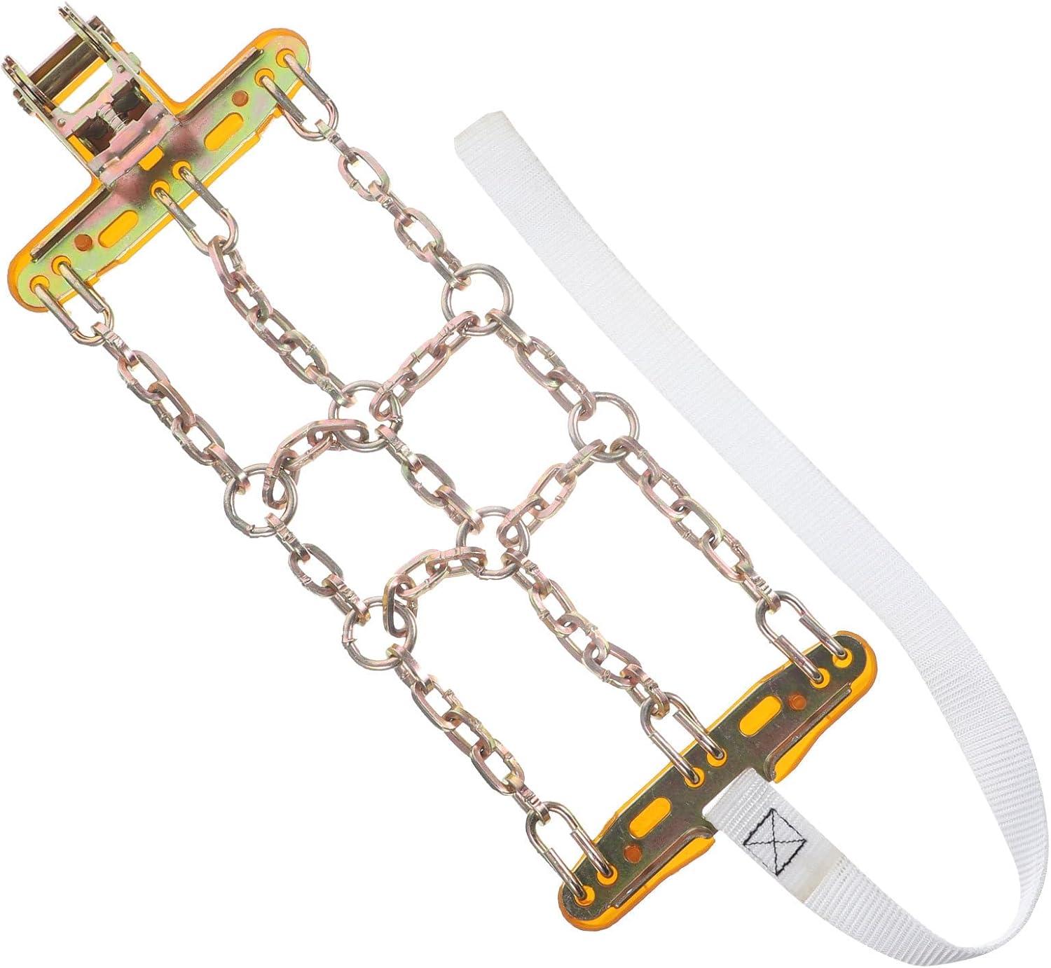 YARNOW Car Snow Tire Chains Anti-skid Snow Chains Small Size 165-205 Truck Emergency for Winter Driving Random Color
