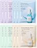 12 Pcs Hydrating Sheet Face Mask Set - Brightening & Hydrating Face Mask - Essence Moisturizing Improve Skin Smoothness Sheet Masks for All Skin Types
