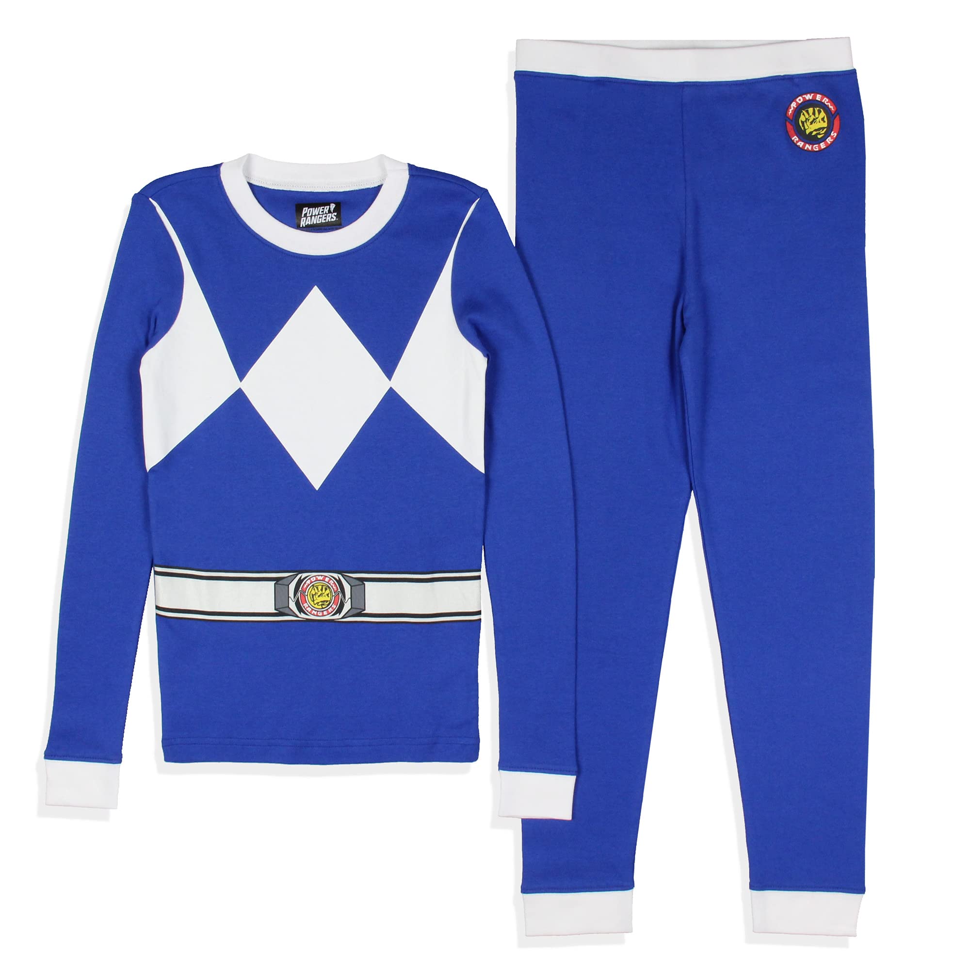INTIMO Power Rangers Boys' Red Ranger Classic Character Costume Sleep Pajama Set