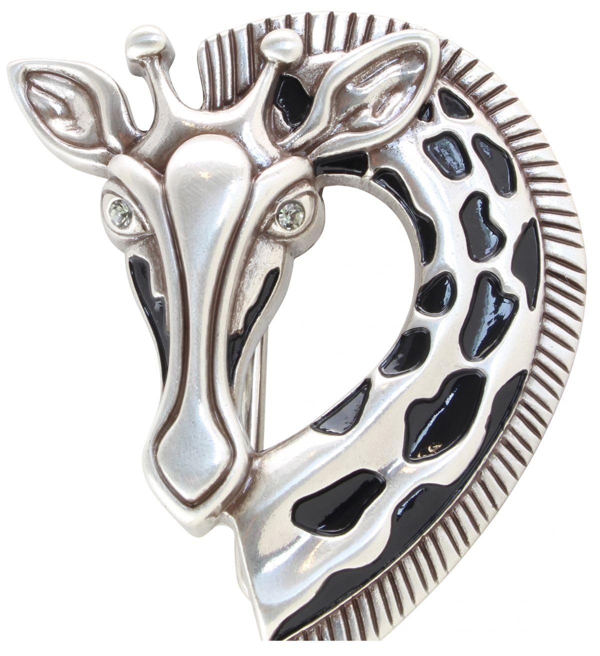 BELTINGER Gürtelschnalle Giraffe 4,0 cm | Buckle Tier-Motiv Wechselschließe Gürtelschließe 40mm Massiv | Wechselgürtel bis 4cm