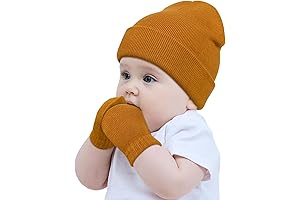 Baby Beanie Hat Gloves Set