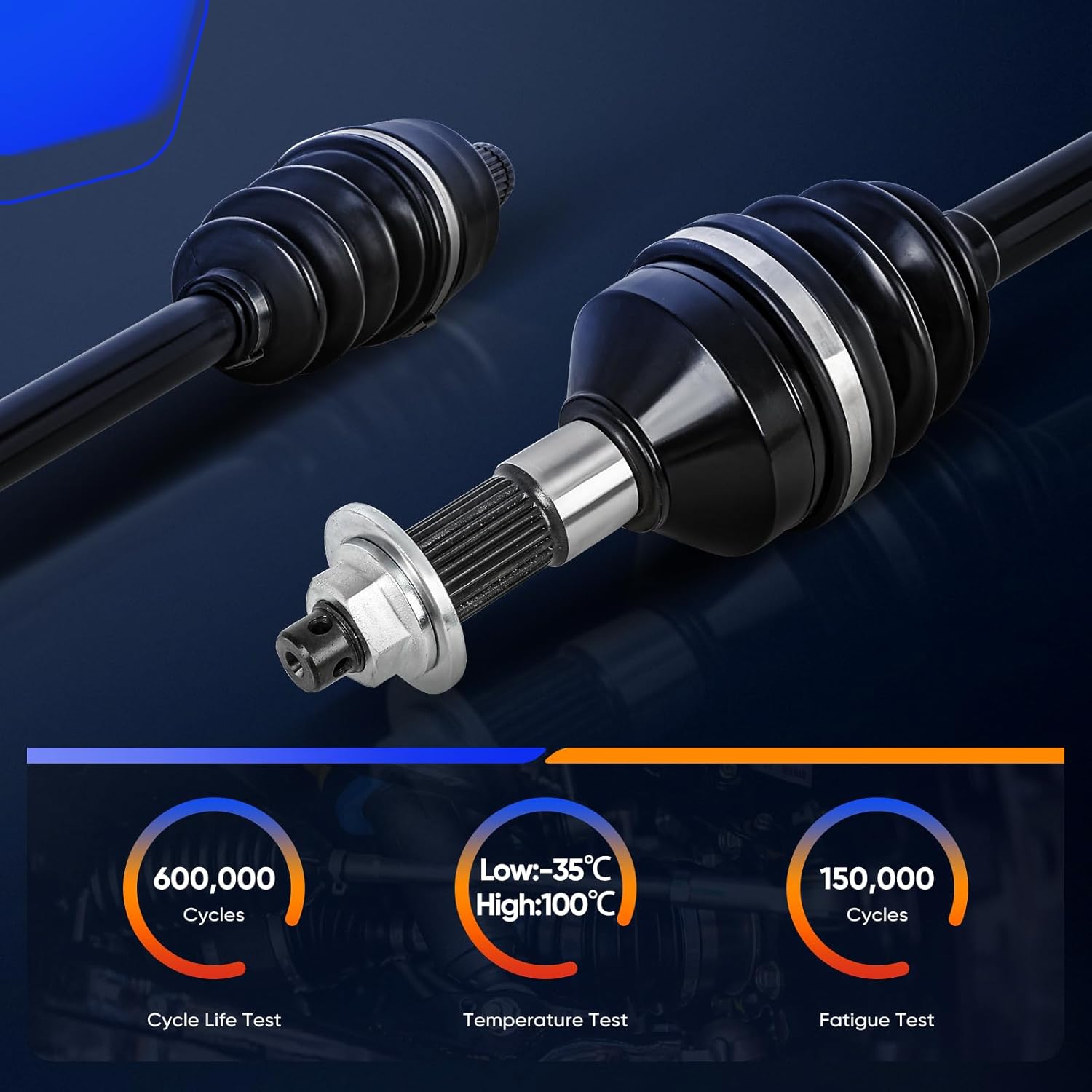ECCPP CV Axle Drive Shaft Assembly fit for 2015-2021 for Kawasaki Teryx 800 2012-2013 for Kawasaki Teryx4 750 2014-2021 for Kawasaki Teryx4 800 59266-0048 59266-0708 59266-0047 Front right