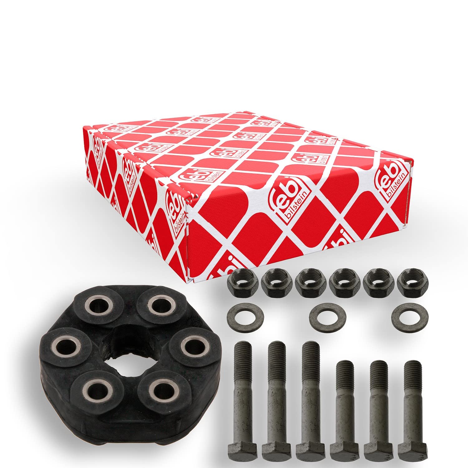 febi bilstein 43474 Flexible Coupling Kit for propshaft, pack of one
