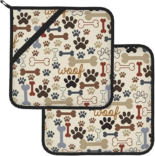 Miniatura 2 de Soportes para ollas con patas de perro para cocina, resistentes al calor, para cocinar, hornear, asar a la parrilla, microondas