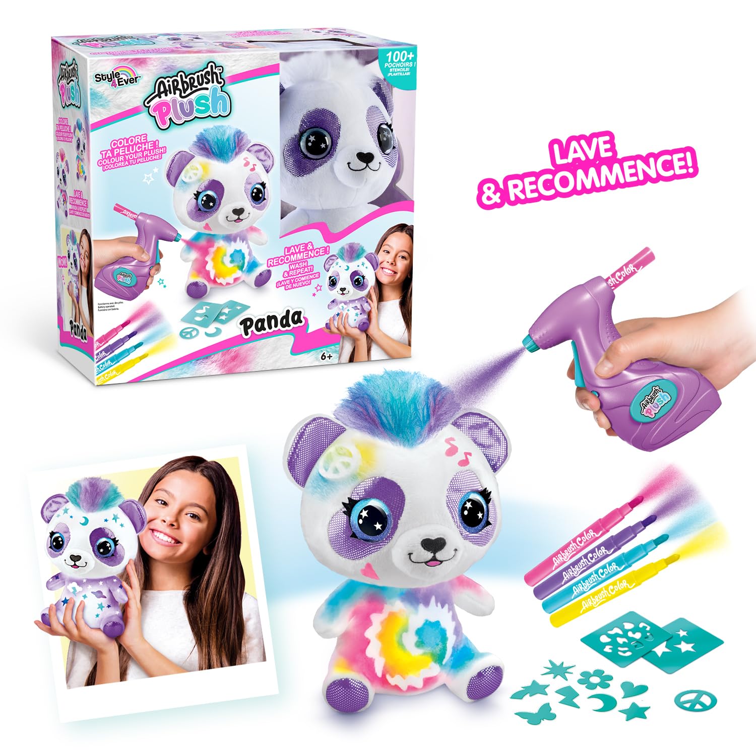 Canal Toys Panda Zestaw do Zabawy, Wielokolorowy, Od 6 Lat