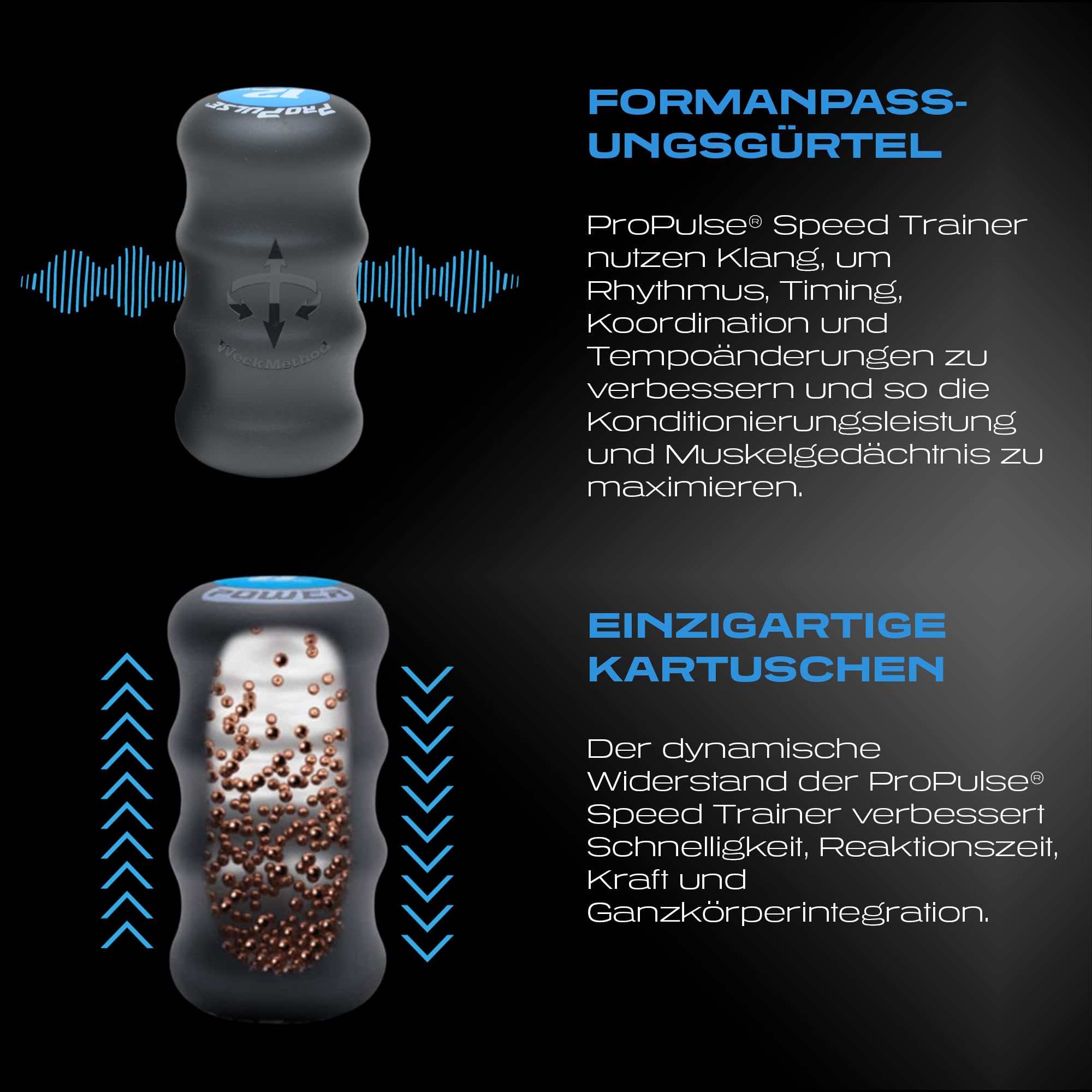 WeckMethod Propulse Speed Trainer - Hand Weights for Workout