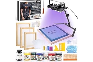 Pllieay 60pcs Complete Screen Printing Kit for Beginners Include Basics Accessories