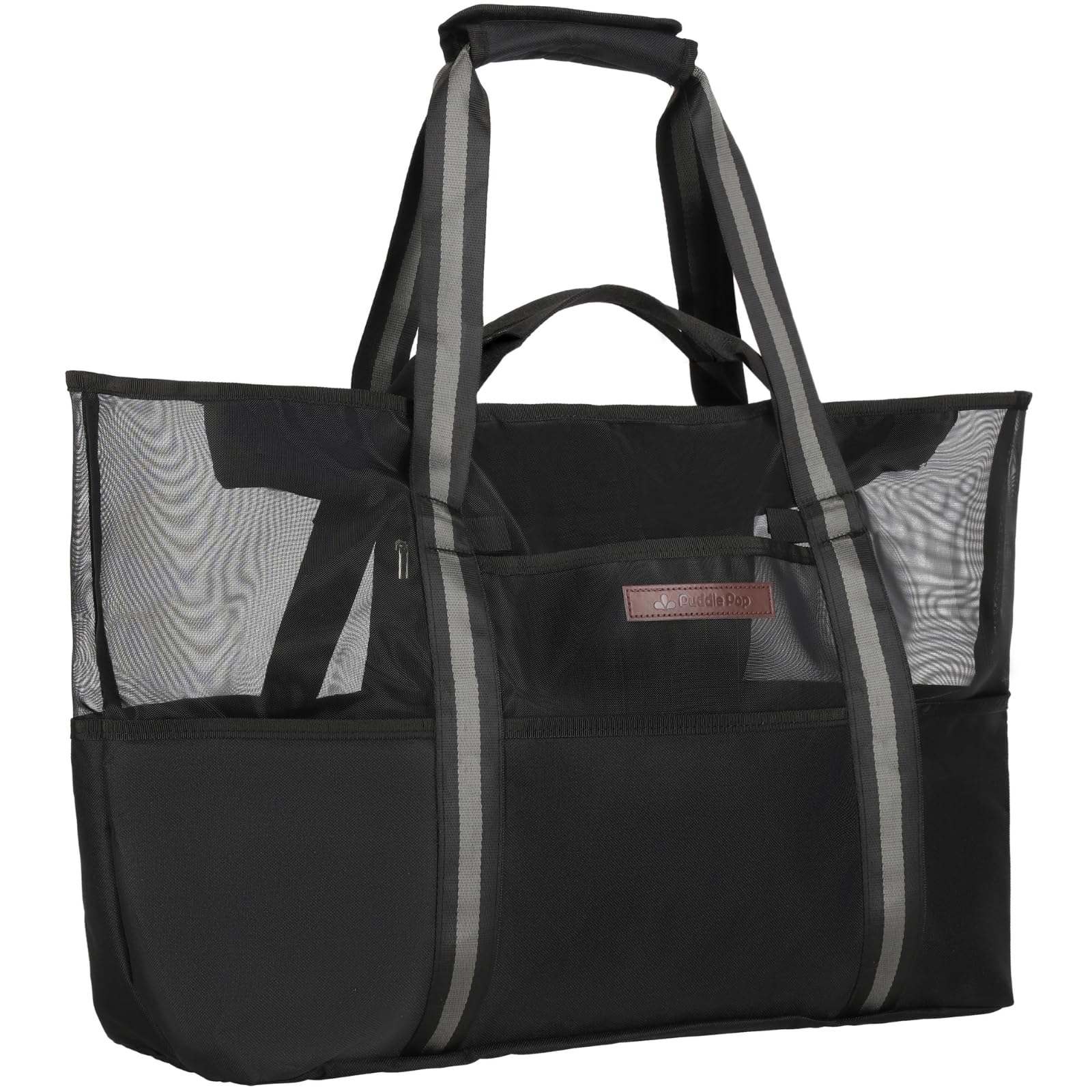 [Puddle Pop] メッシュバッグ 大容量 46L【家族の荷物まるごとOK…