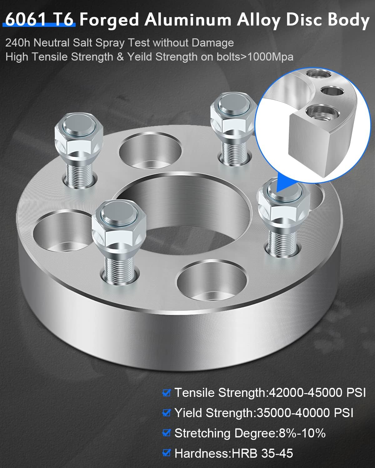 ECCPP 2X 1.25 inch Wheel Spacers 4 Lug 4x100mm to 4x100mm 12x1.5 Studs 60mm fits for 1993-2002 for Corolla 2000-2005 for Echo 2000-2006 for MR2 Spyder 1992-1999 for Paseo