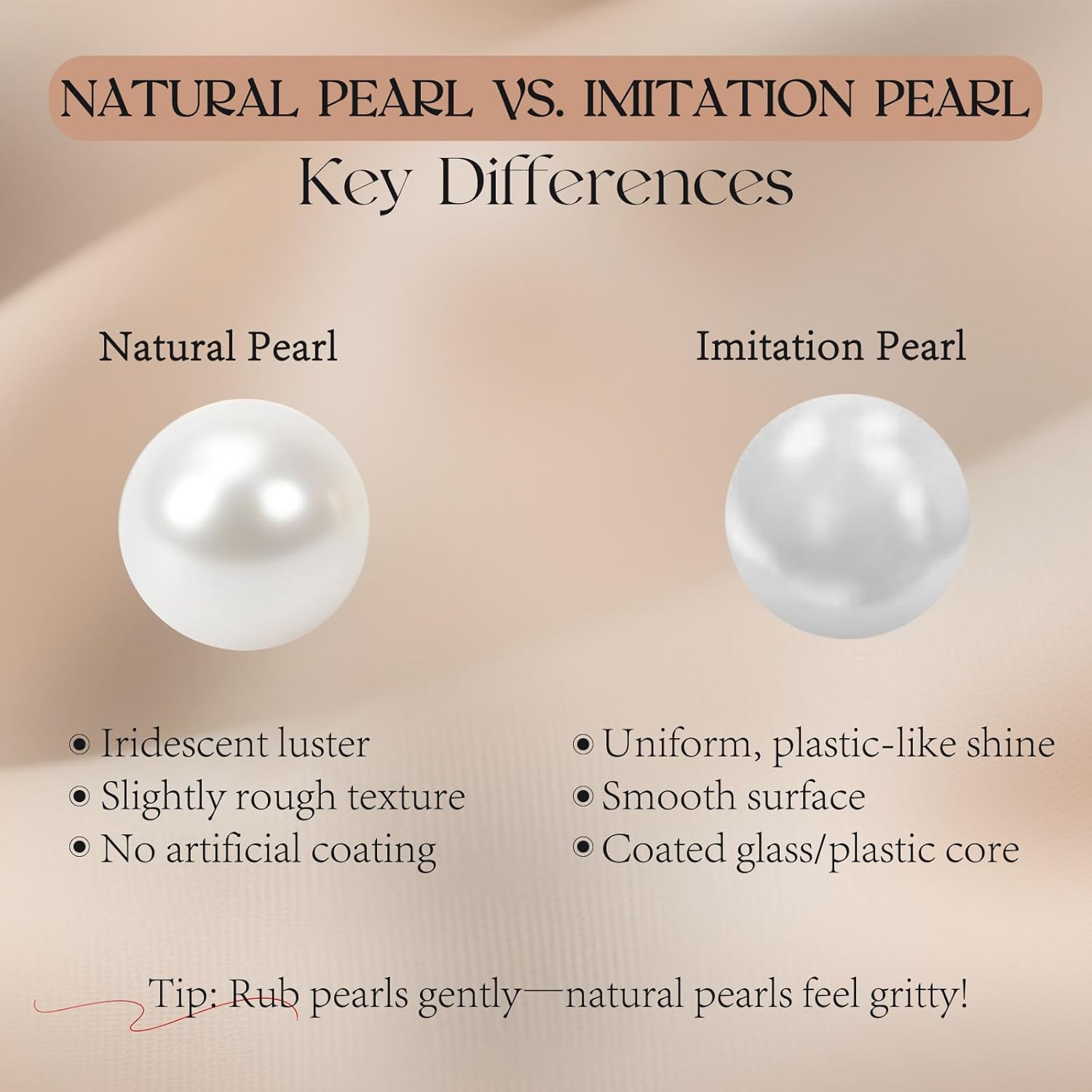 URTHEONE Pearl Earrings 8-9mm AAAAA+ Freshwater Studs for Women, 18K Gold Plated Sterling Silver, Hypoallergenic Gift