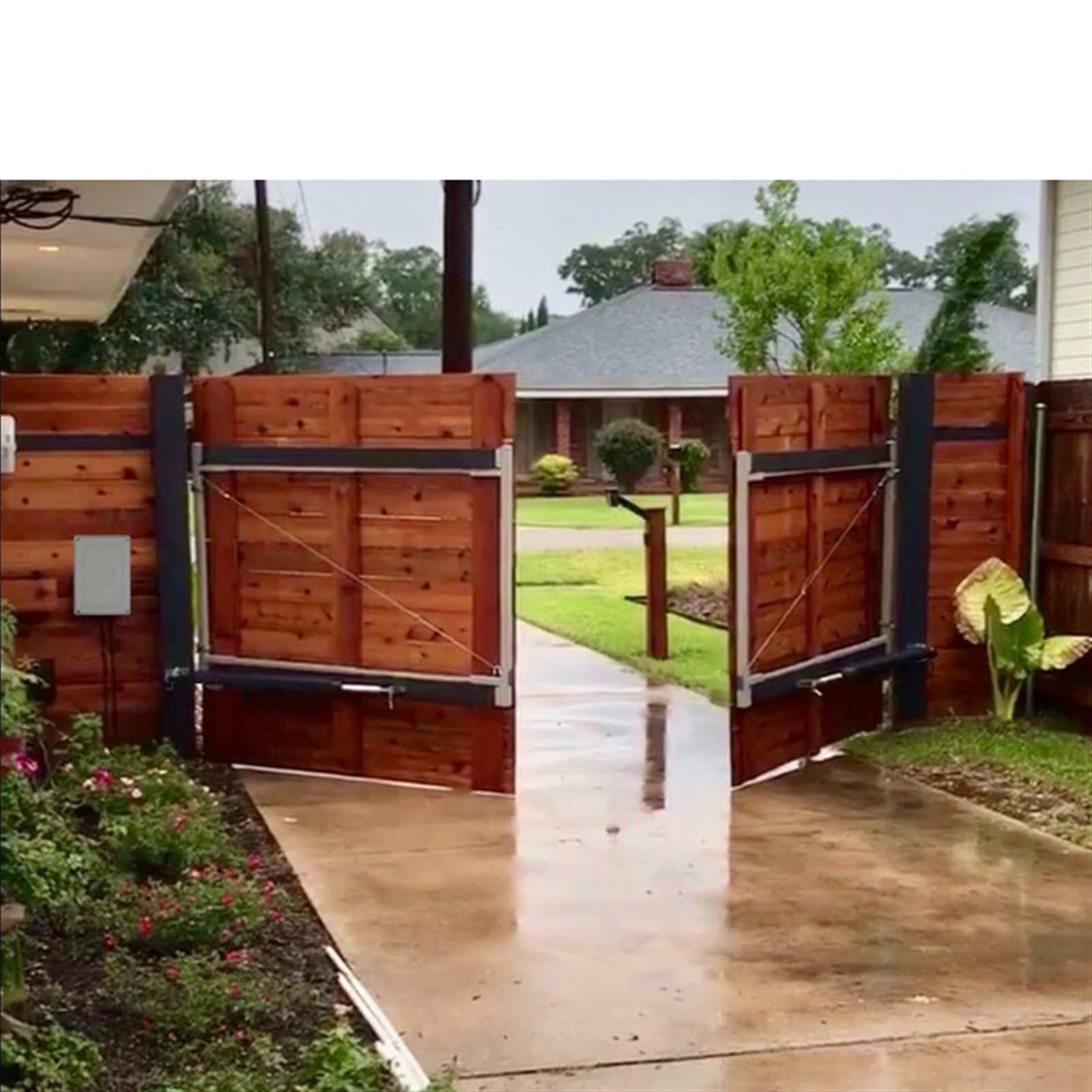Abridor de puerta de Garaje, 20 0KG Accionamiento de brazos del abridor de la puerta de giro eléctrico con el control remoto múltiple Opcional Inicio Garaje Garaje Operador de puerta del operador Acci