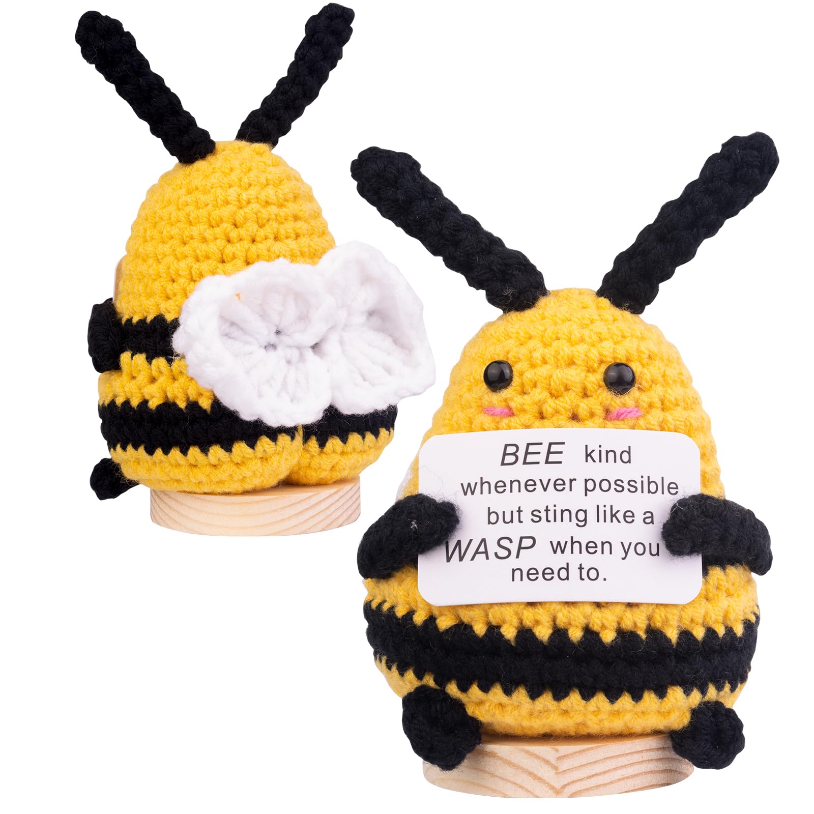 Mwmoeen Lustiger Positiver Pinguin, Positive Kartoffel Pocket Hug Geschenke für Beste Freundin und Frauen