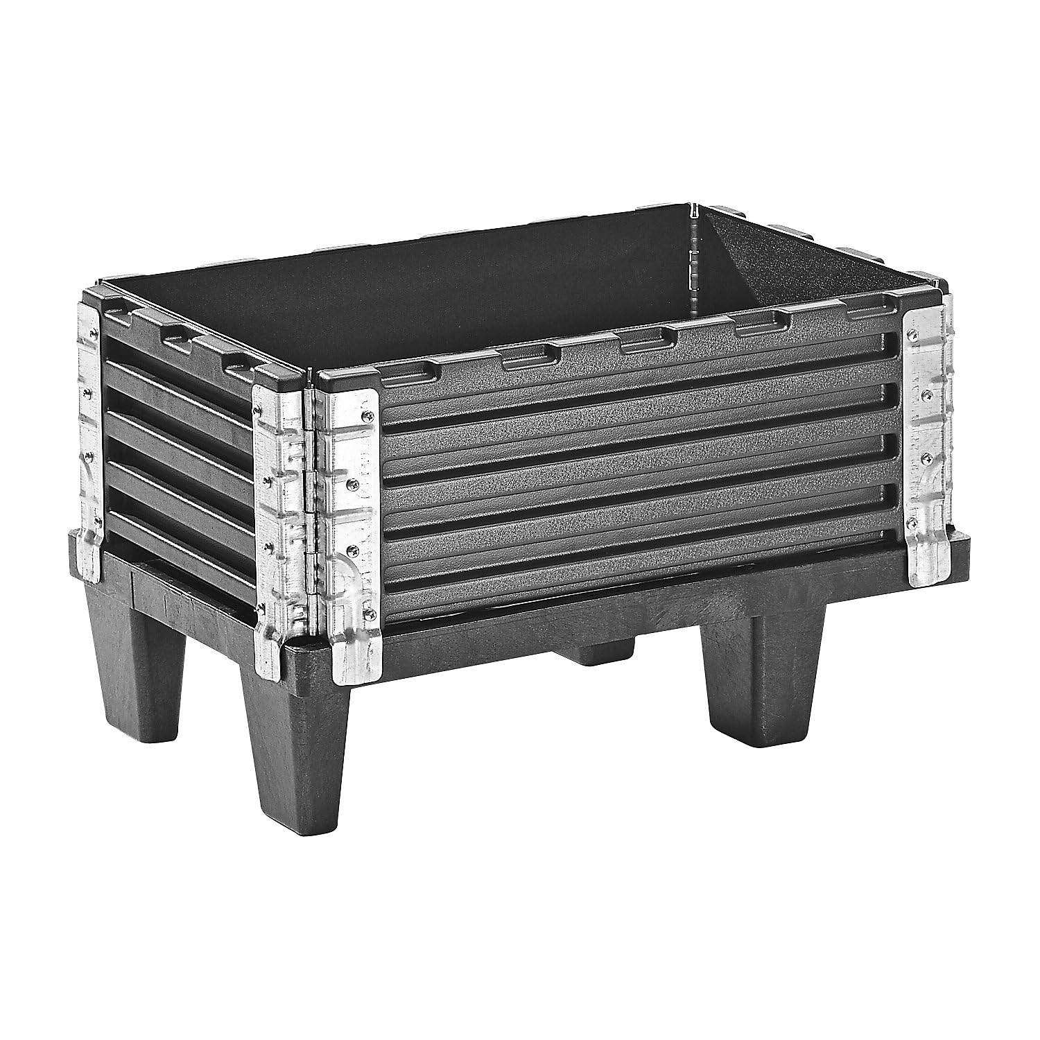 kaiserkraft | ramka z tworzywa sztucznego | VE 2 szt. | do palet 600 x 400 mm | składana po przekątnej | z 4 zawiasami