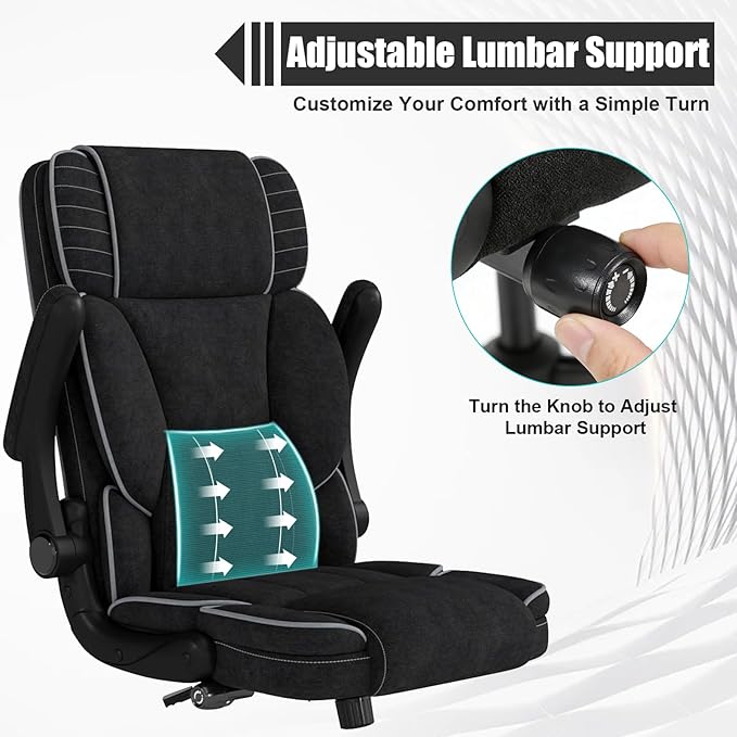 Silla de Oficina Ergonómica con Respaldo Alto y Ajustable Co miniatura 7